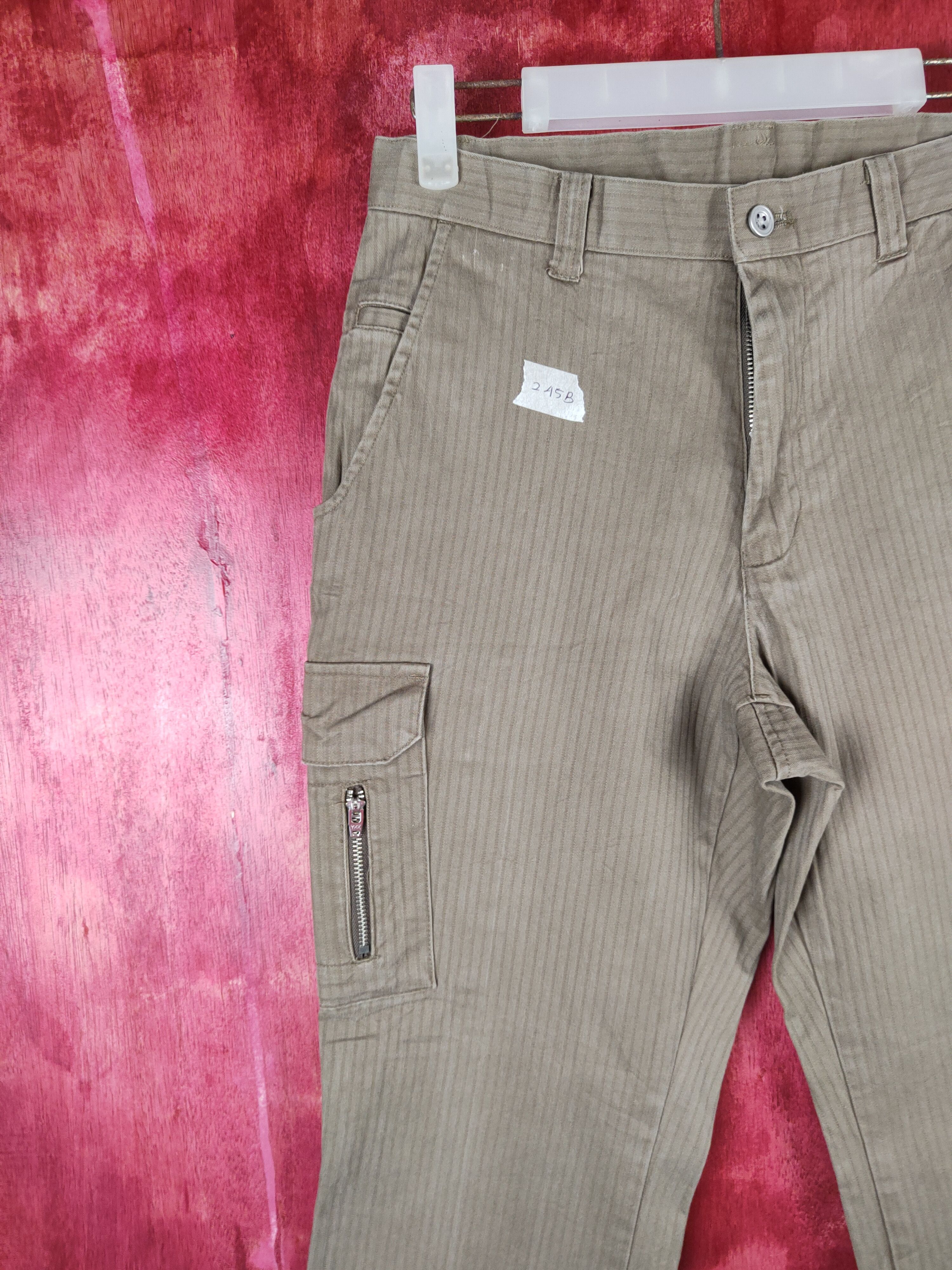 Japanese Brand PGA Tour Brown Multi Pocket Tactical Cargo Pants #245B Size 28" / US 6 / IT 42 - 3 Thumbnail