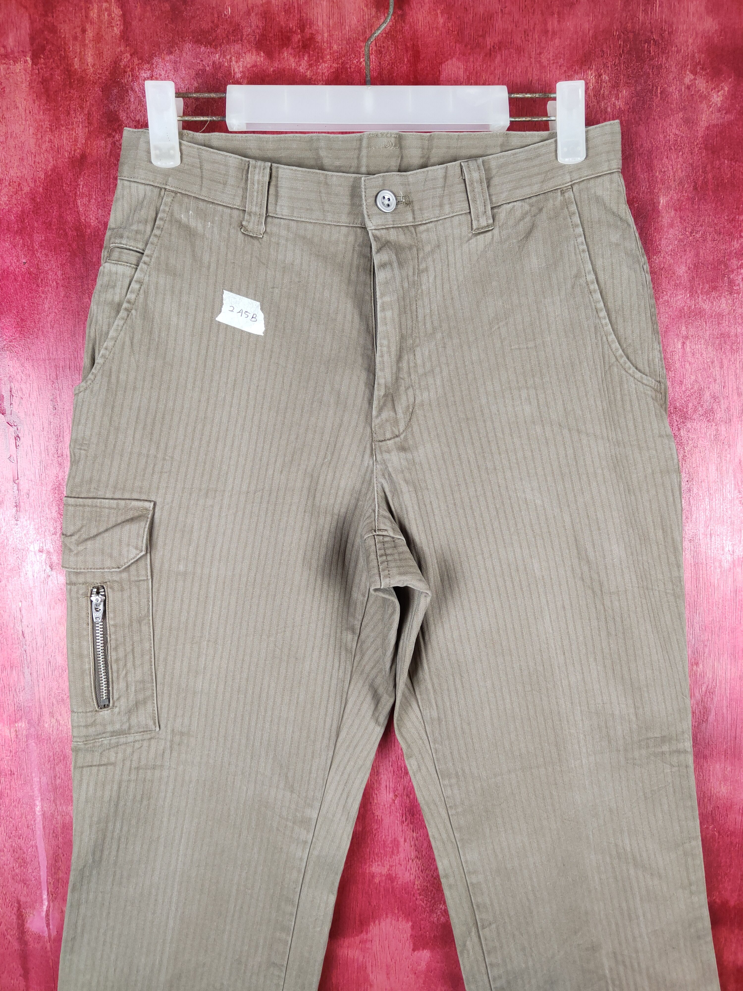 Japanese Brand PGA Tour Brown Multi Pocket Tactical Cargo Pants #245B Size 28" / US 6 / IT 42 - 2 Thumbnail