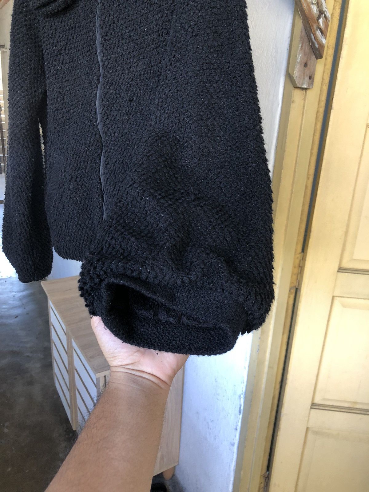 Issey Miyake Tsumori Chisato by Issey Miyake Boa Blouson Black Jackets Size L / US 10 / IT 46 - 9 Thumbnail
