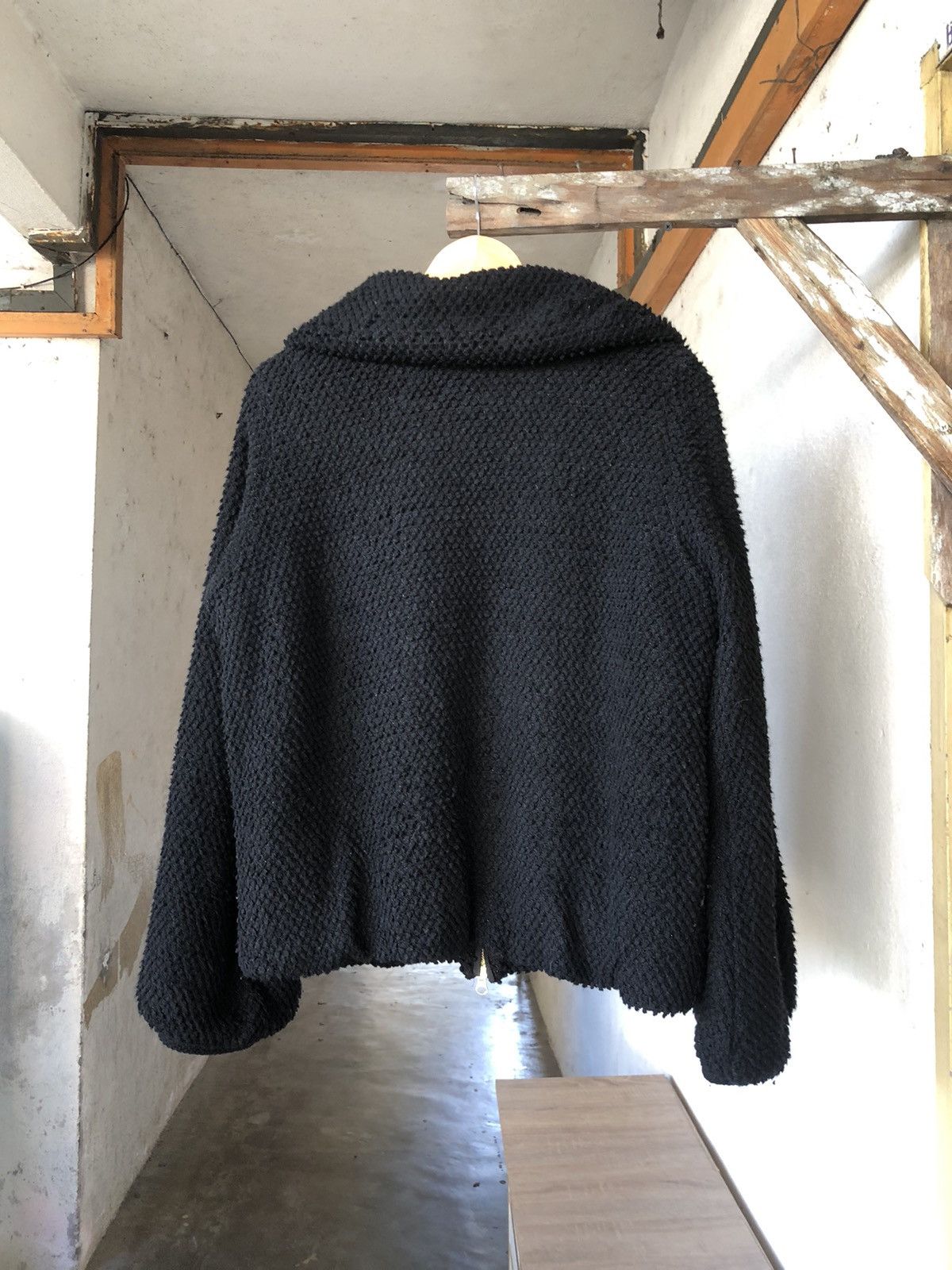 Issey Miyake Tsumori Chisato by Issey Miyake Boa Blouson Black Jackets Size L / US 10 / IT 46 - 20 Thumbnail