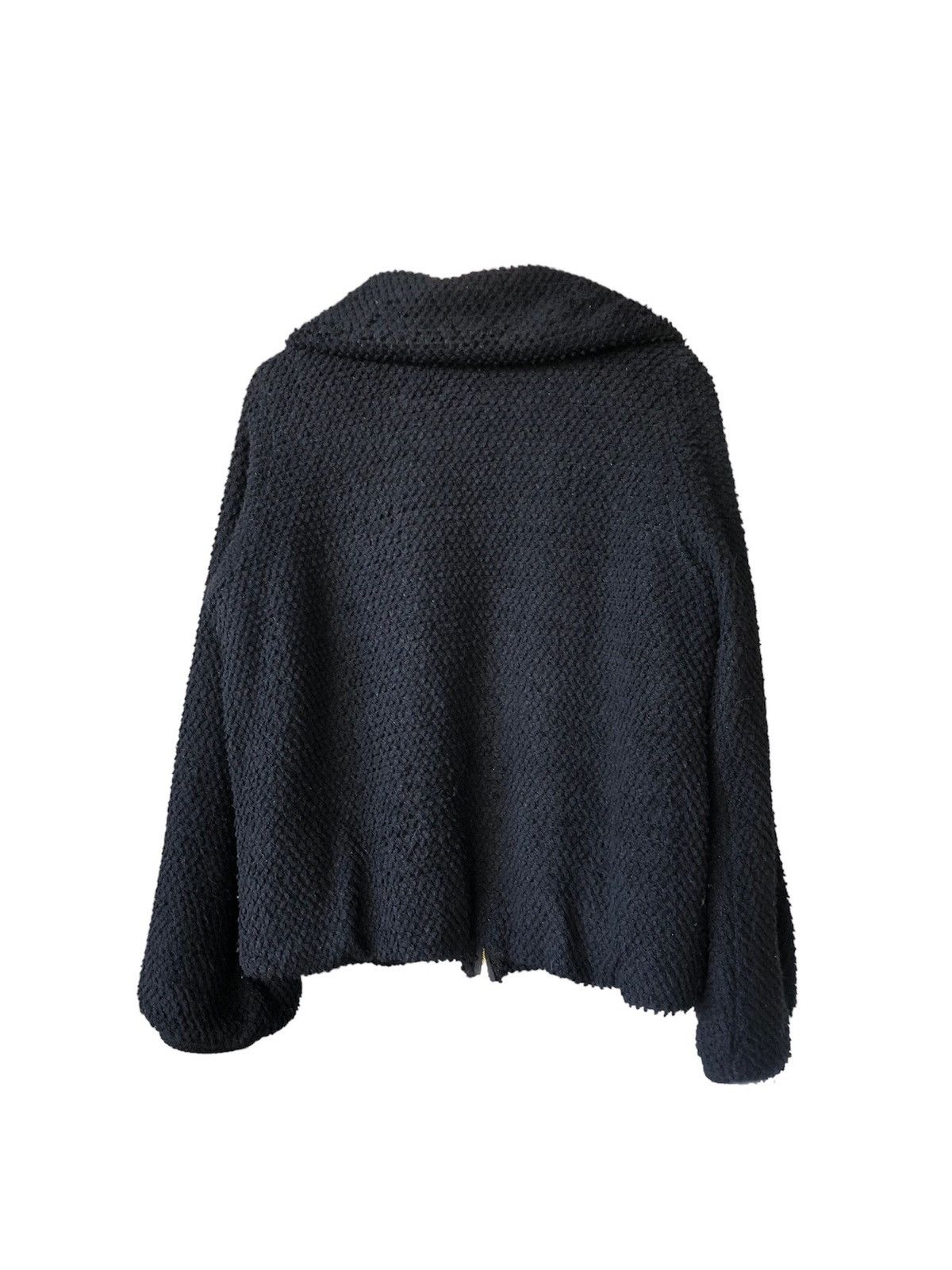 Issey Miyake Tsumori Chisato by Issey Miyake Boa Blouson Black Jackets Size L / US 10 / IT 46 - 2 Thumbnail