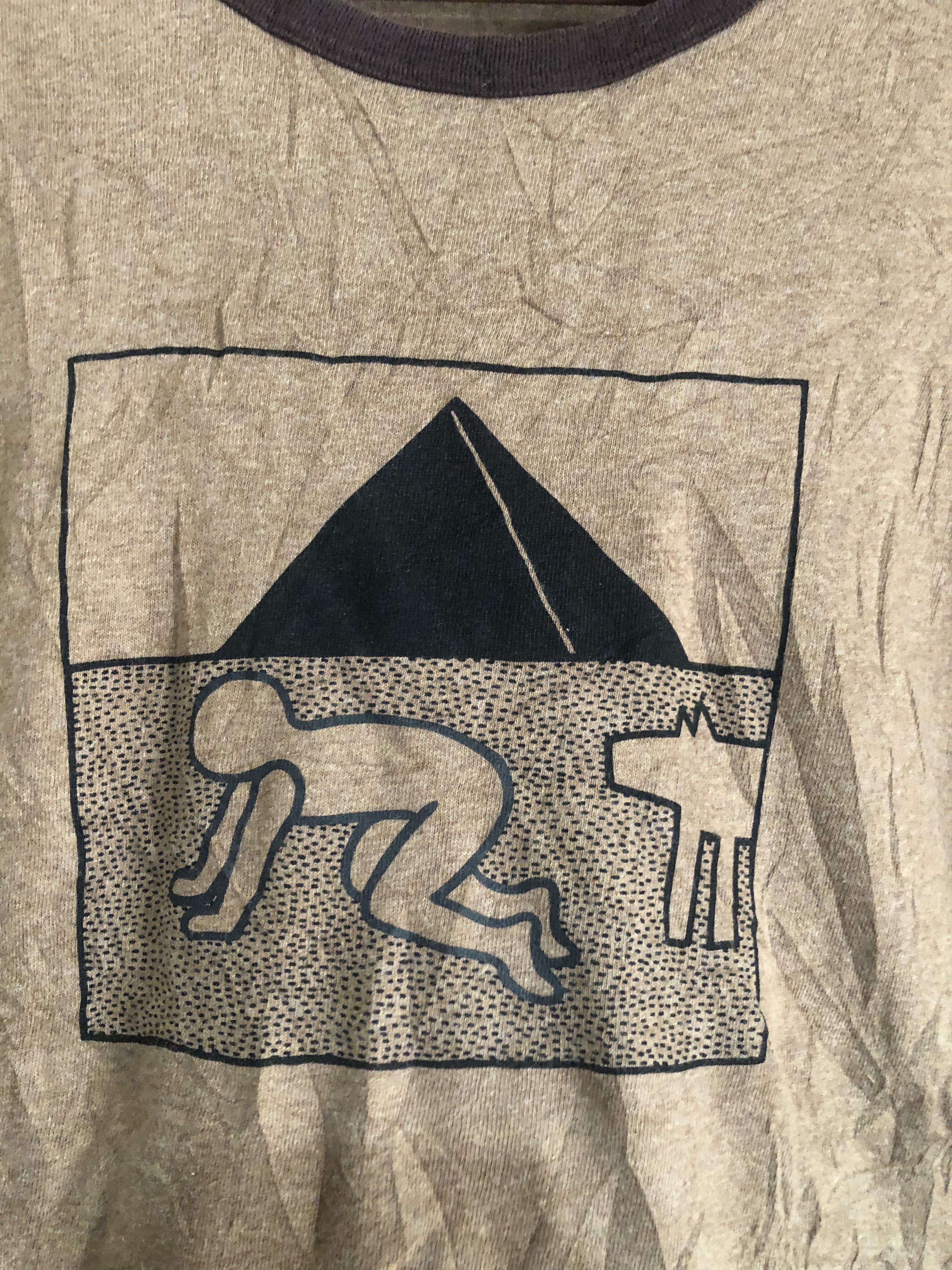 Japanese Brand Keith Haring x Uniqlo Ringer Tshirt Size US L / EU 52-54 / 3 - 2 Thumbnail