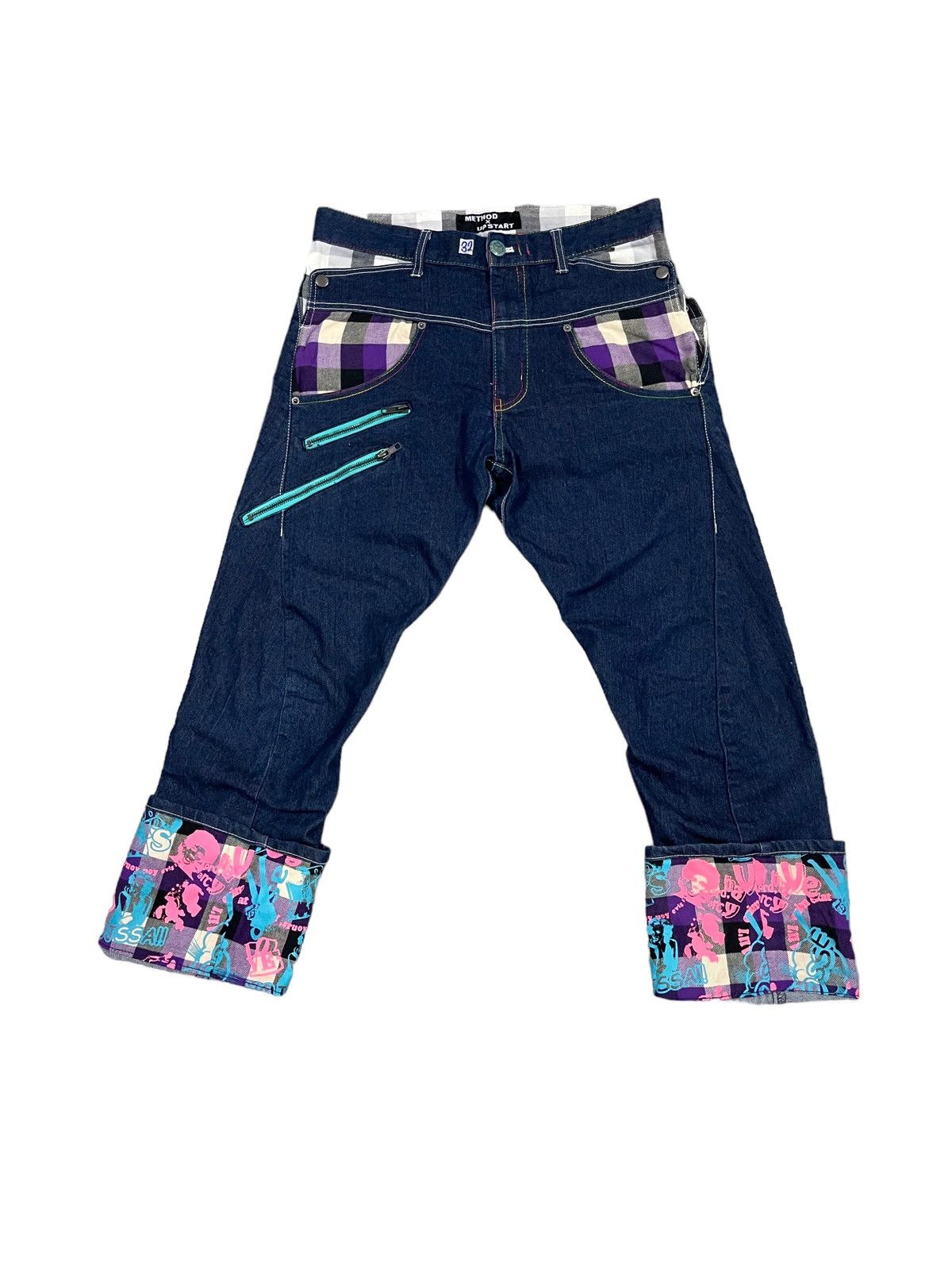 Method × Vintage Rare ! Vintage Method x Up Start Marilyn Monroe Yojssa Jeans Size US 31 - 6 Thumbnail