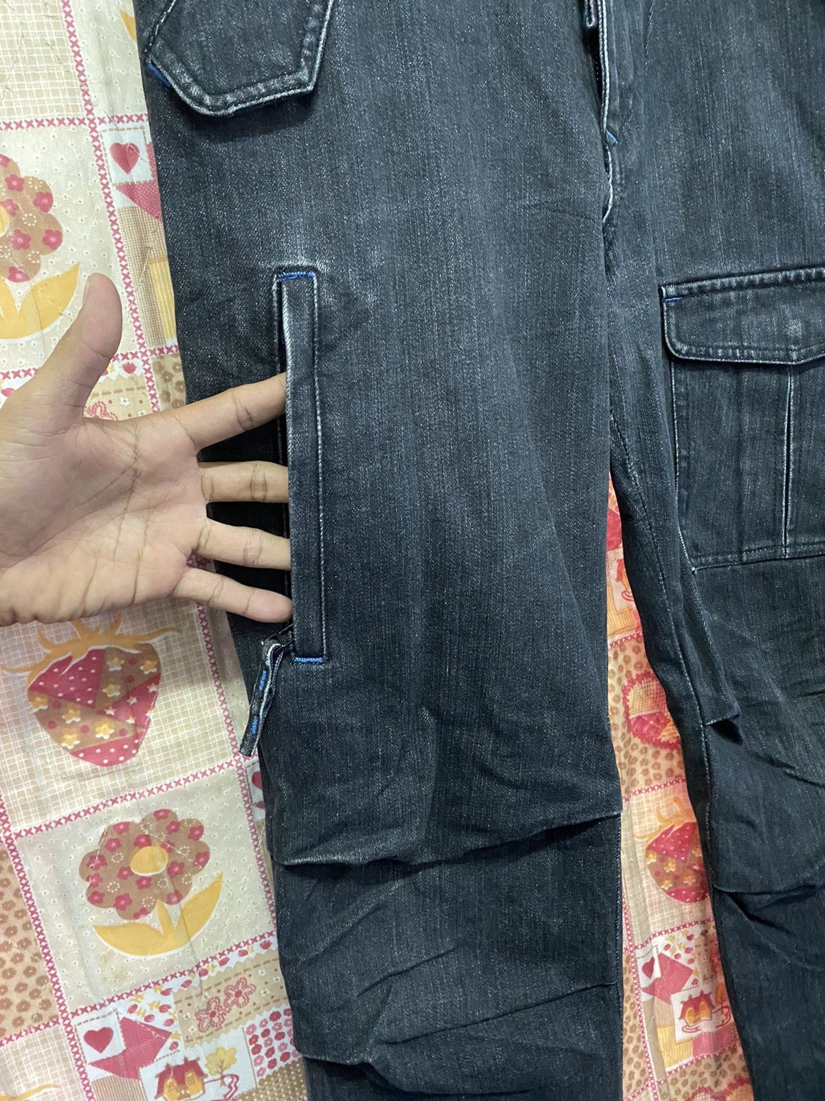 ABAHOUSE × Hysteric Glamour × Tornado Mart Biker Japan Abahouse Cargo Punk Seditionaries Jeans Size US 32 / EU 48 - 4 Thumbnail