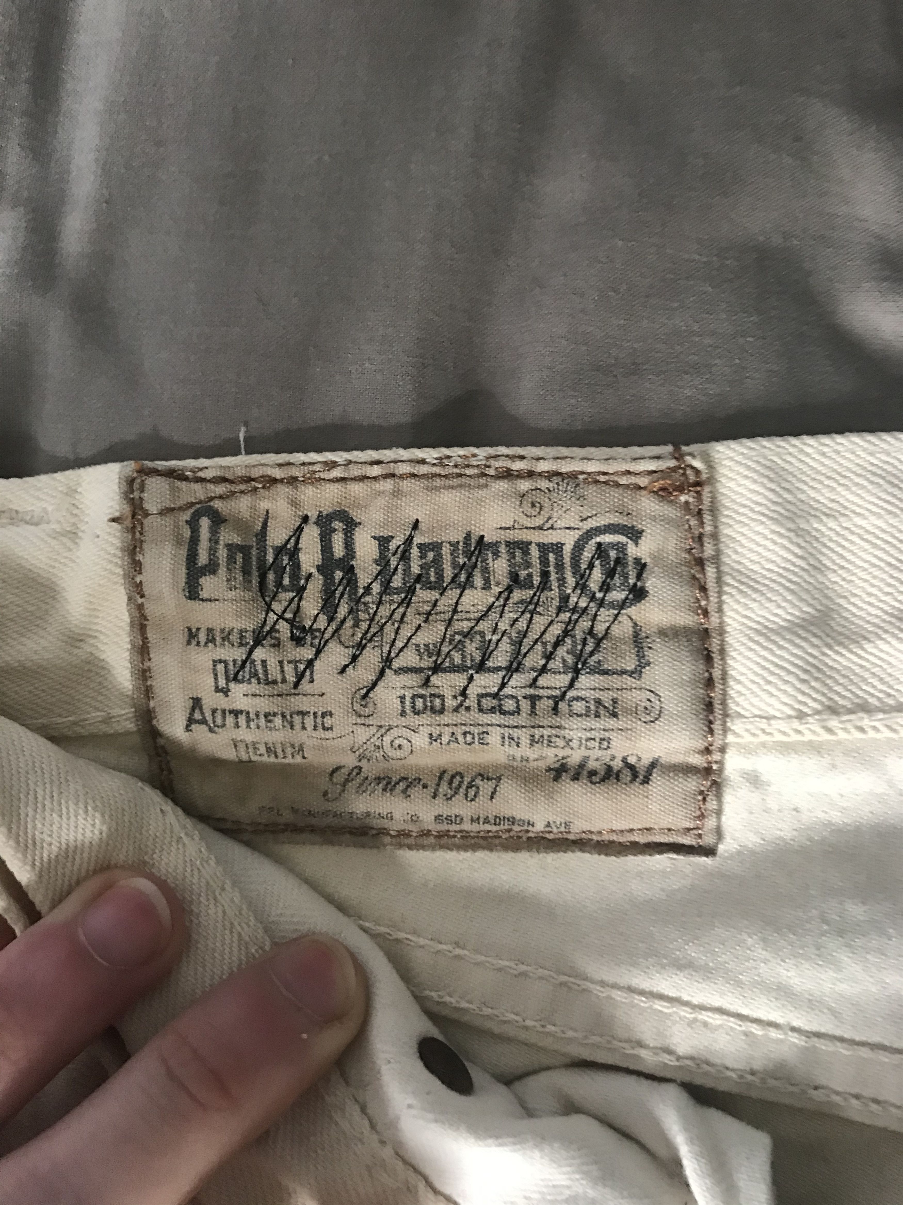 Polo Ralph Lauren Carlton Yaito Jeans Size US 33 - 4 Thumbnail