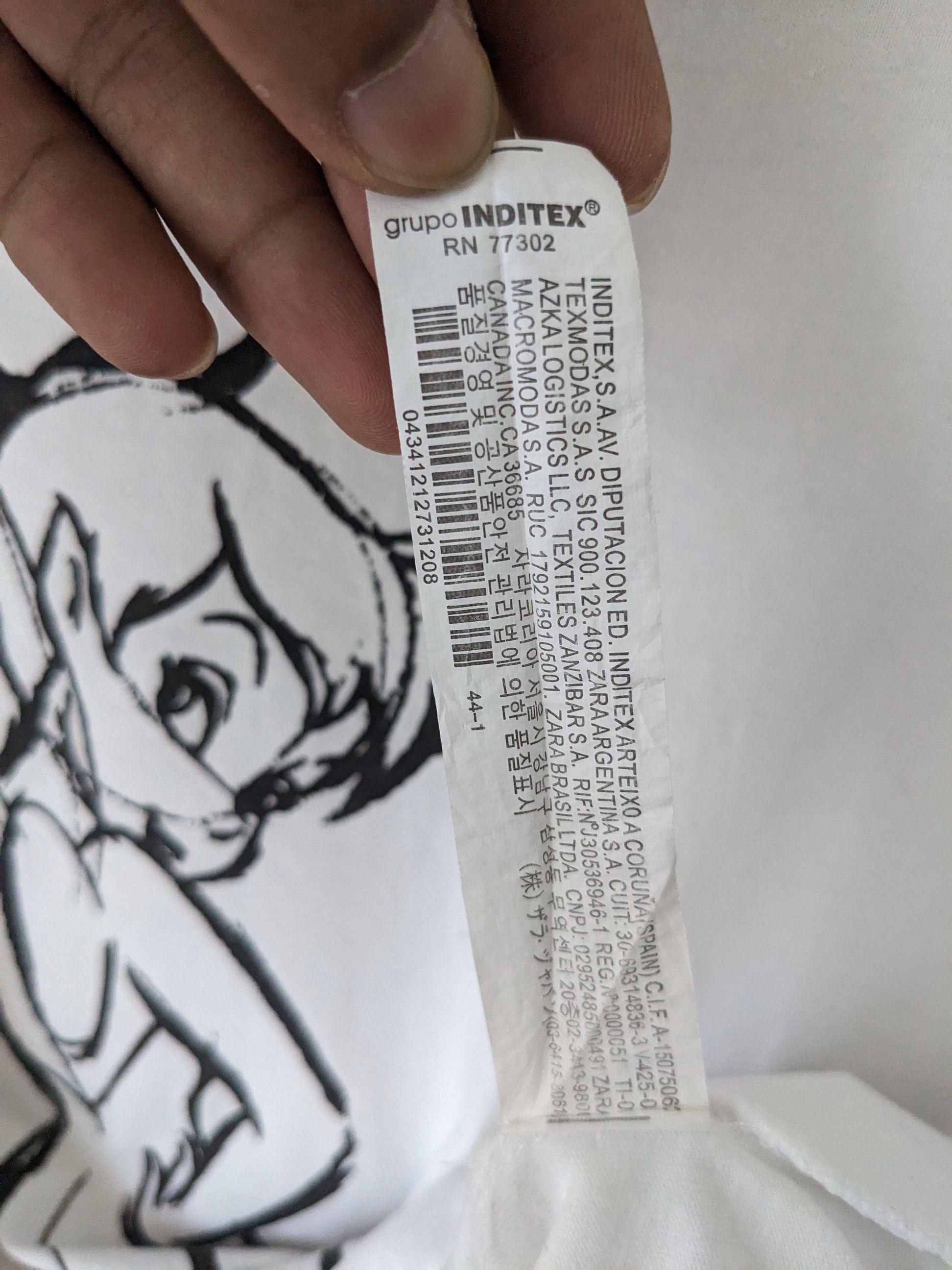 Anime × Cartoon Network Zara X Peter Pan Tinker Bell Character Tee Size US M / EU 48-50 / 2 - 5 Thumbnail