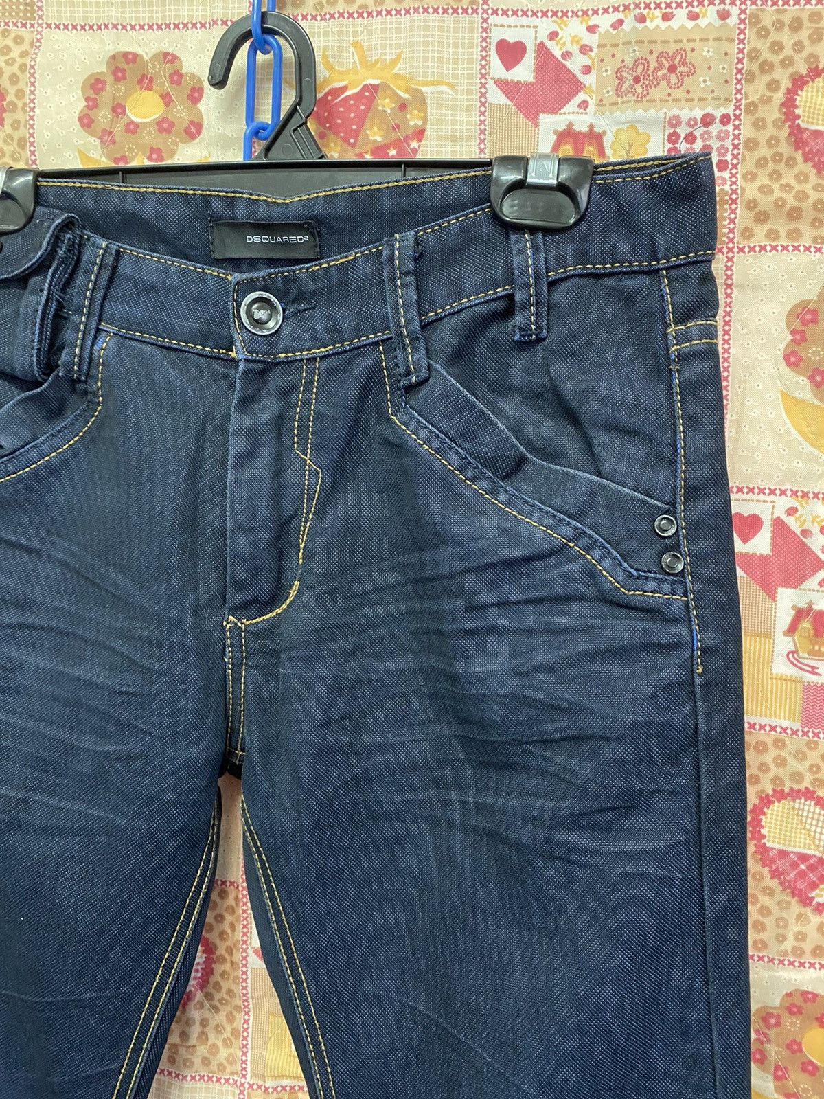 Dsquared2 Vintage DSQUARED2 Blue Black Jeans 231 Size US 32 / EU 48 - 4 Thumbnail