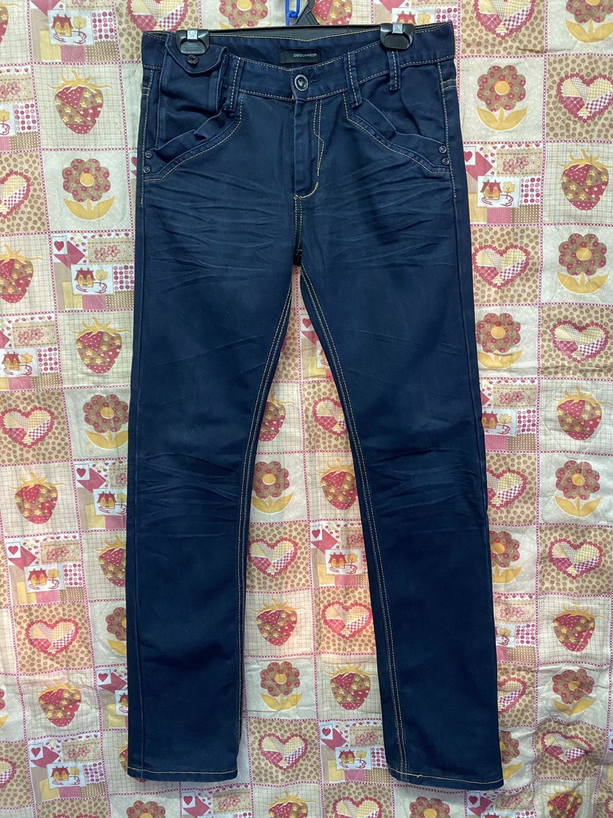 Dsquared2 Vintage DSQUARED2 Blue Black Jeans 231 Size US 32 / EU 48 - 1 Thumbnail