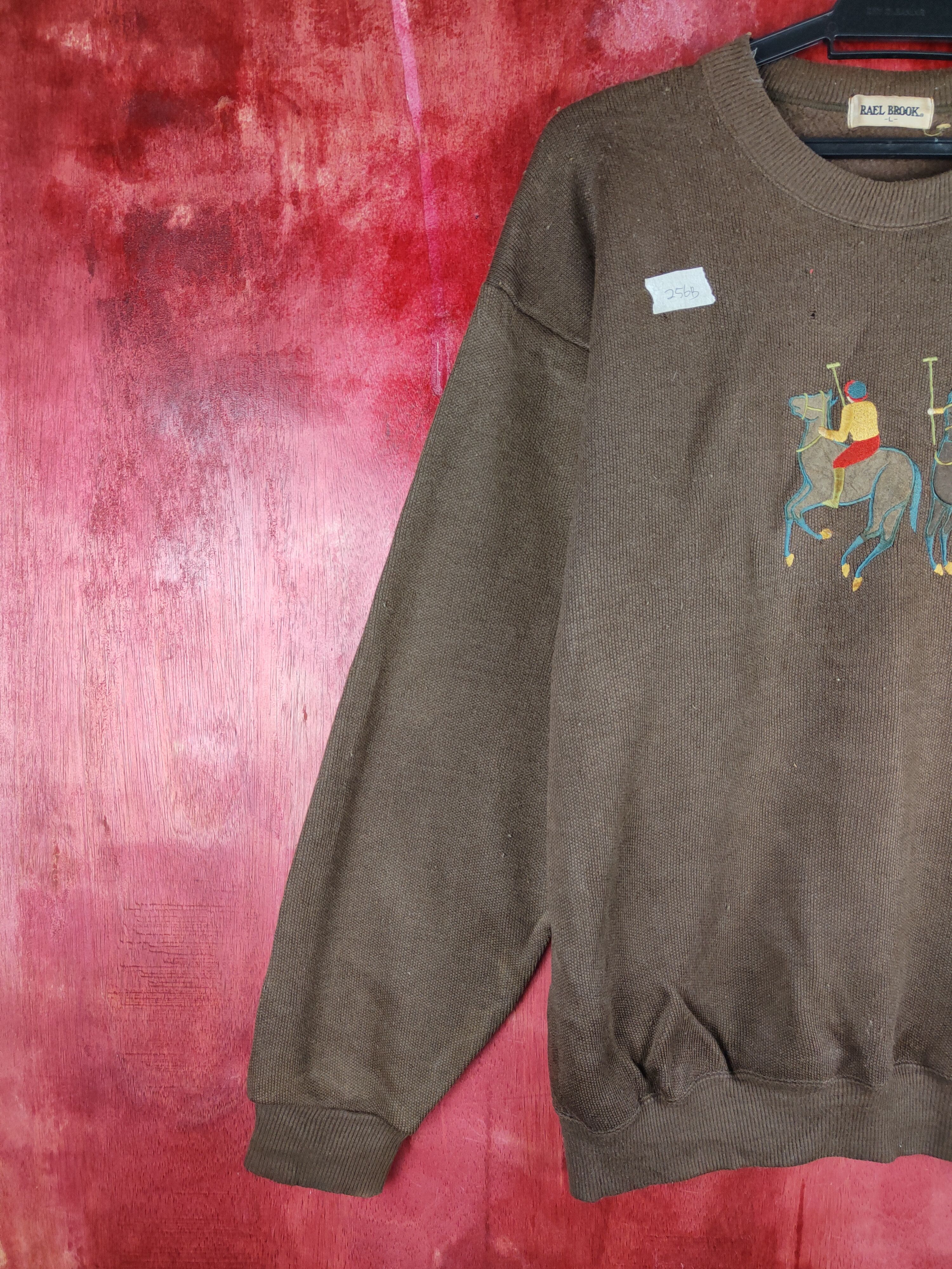 Japanese Brand × Vintage Rael Brook vintage Brown Sweatshirt #256B Size US L / EU 52-54 / 3 - 5 Thumbnail