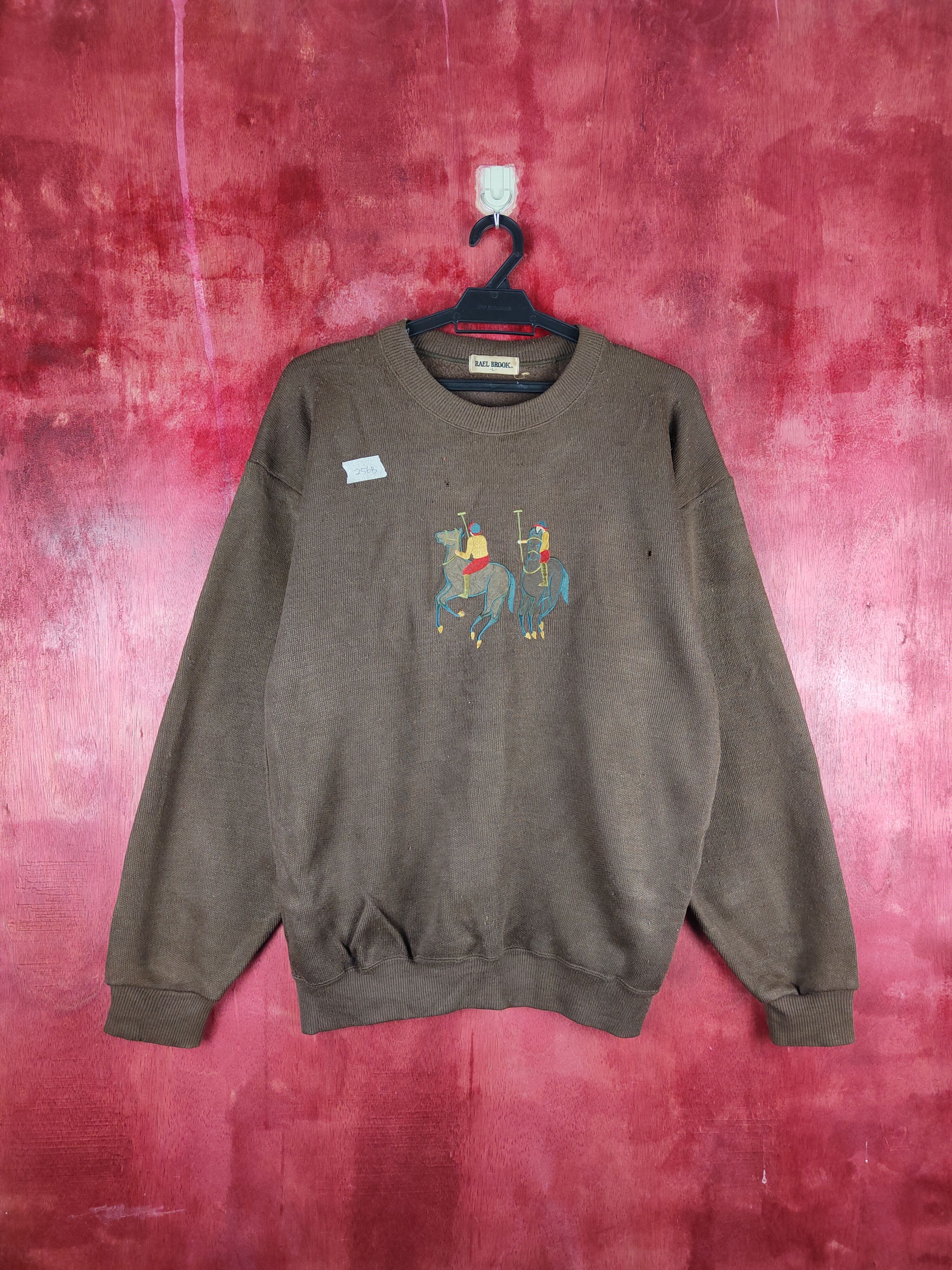 image of Rael Brook Vintage Brown Sweatshirt 256B, Men's (Size Large)