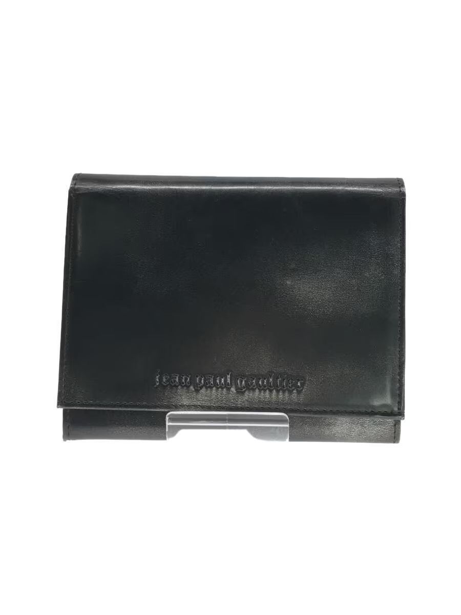 Jean Paul Gaultier Age Processed Leather Wallet Size ONE SIZE - 1 Thumbnail