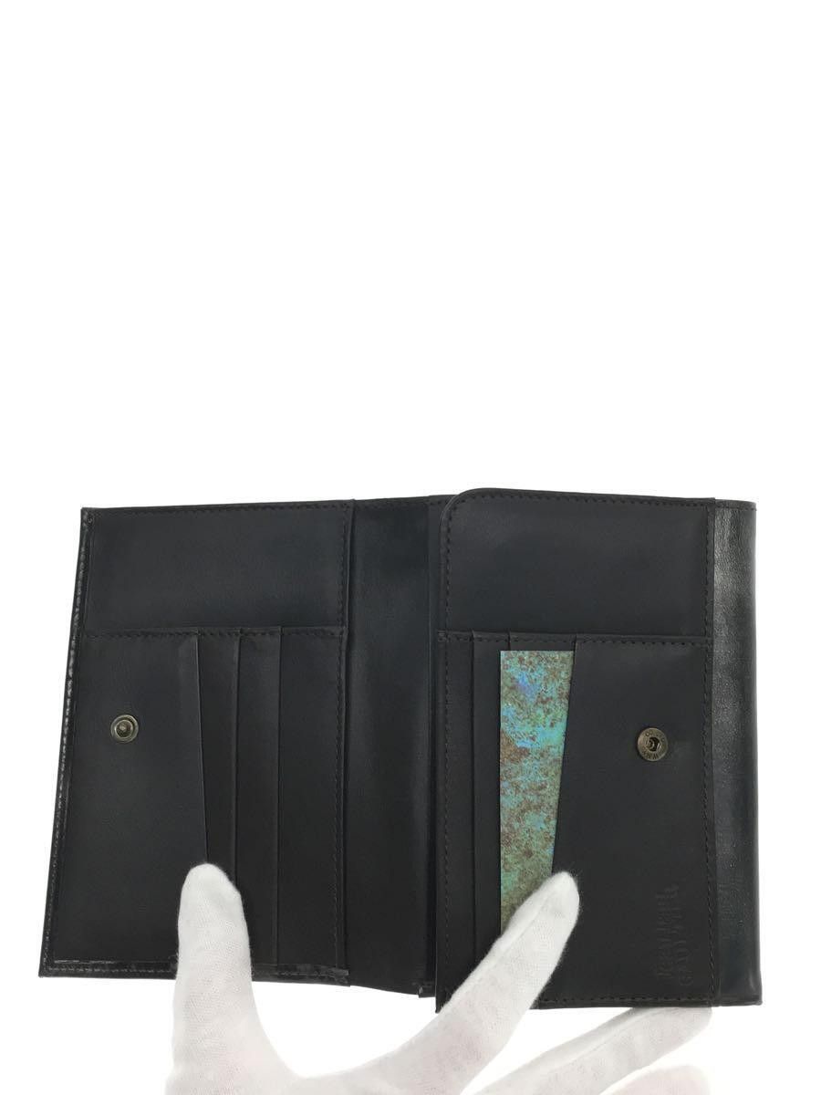 Jean Paul Gaultier Age Processed Leather Wallet Size ONE SIZE - 4 Thumbnail