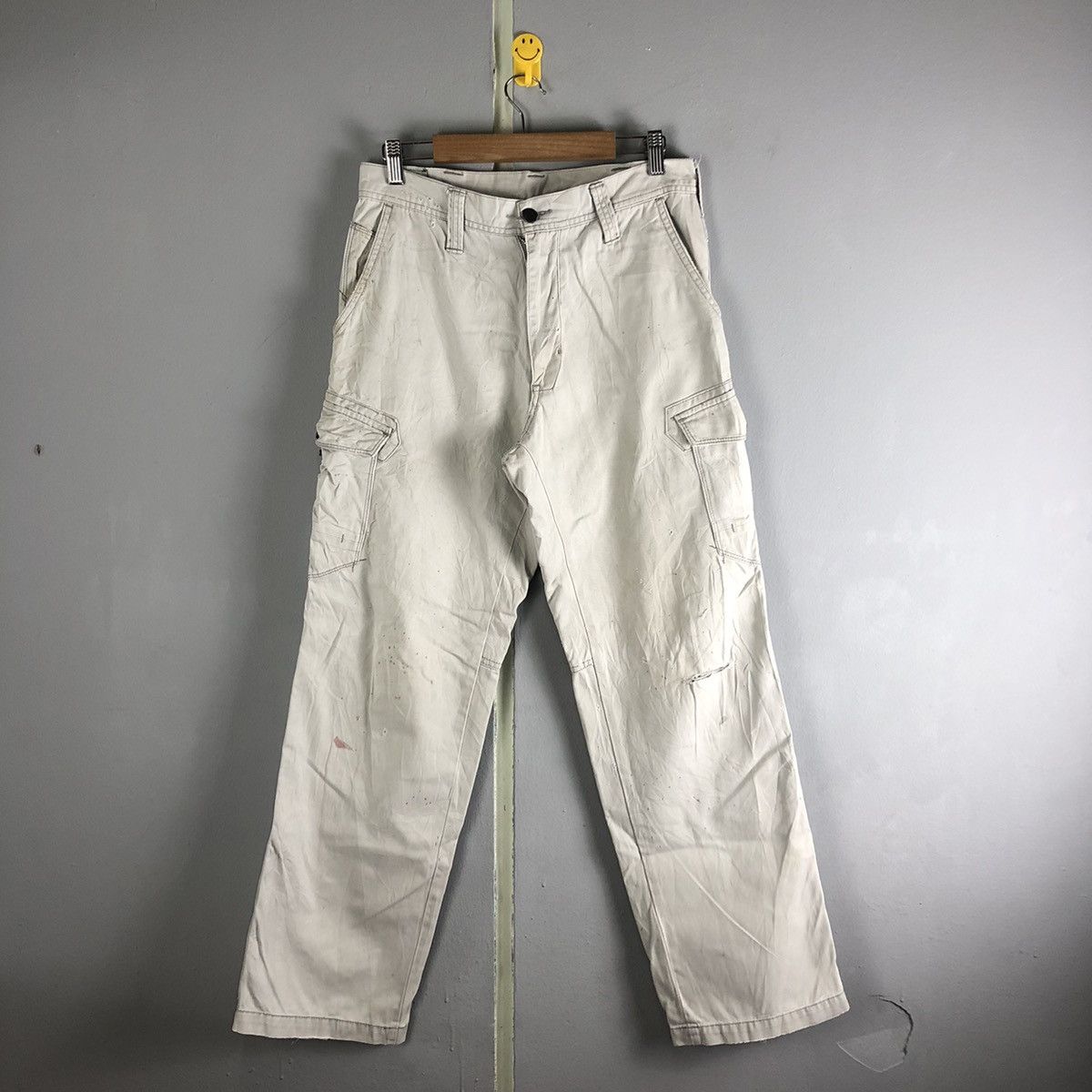 Japanese Brand Evenriver White Multipocket Tactical Cargo Pants #c1280 Size US 30 / EU 46 - 1 Thumbnail