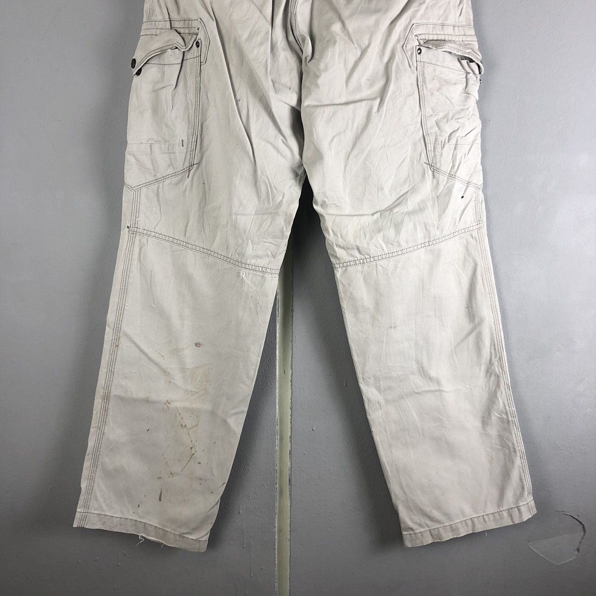 Japanese Brand Evenriver White Multipocket Tactical Cargo Pants #c1280 Size US 30 / EU 46 - 13 Thumbnail