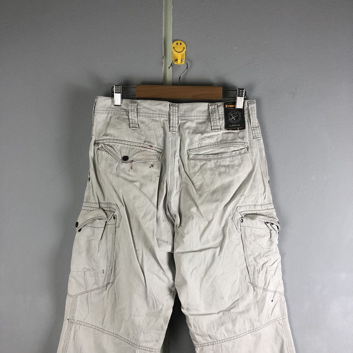 Japanese Brand Evenriver White Multipocket Tactical Cargo Pants #c1280 Size US 30 / EU 46 - 12 Thumbnail