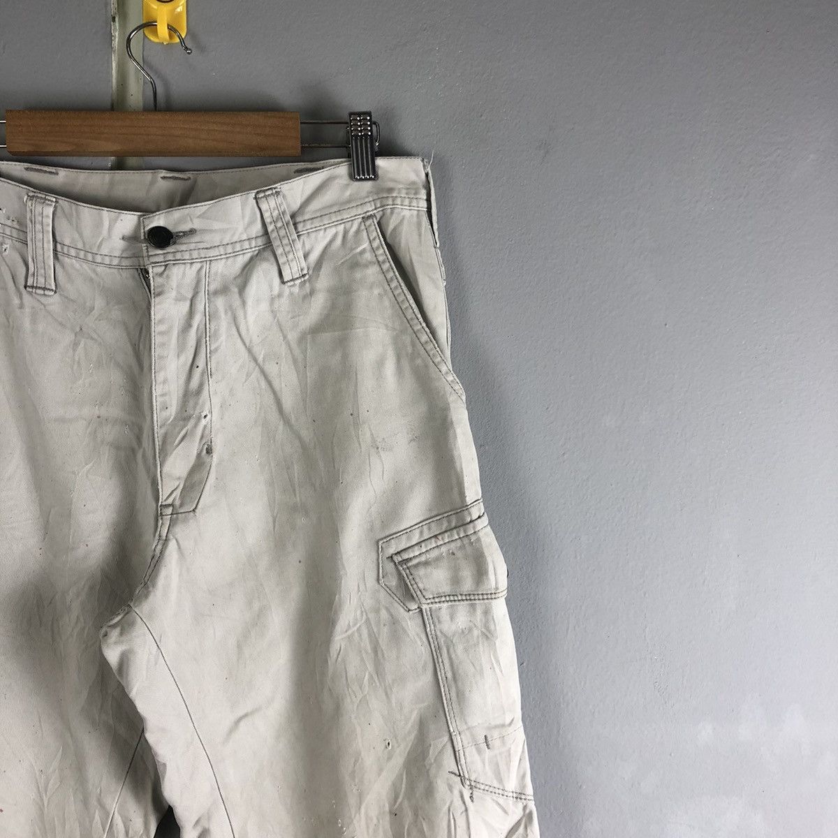 Japanese Brand Evenriver White Multipocket Tactical Cargo Pants #c1280 Size US 30 / EU 46 - 5 Thumbnail