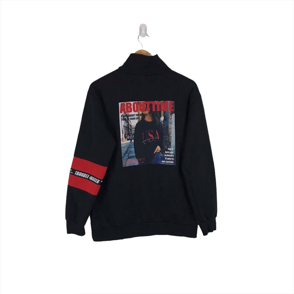Other Eighty USA Pullover Jumper Sweatshirt Black Colour Size US M / EU 48-50 / 2 - 3 Thumbnail