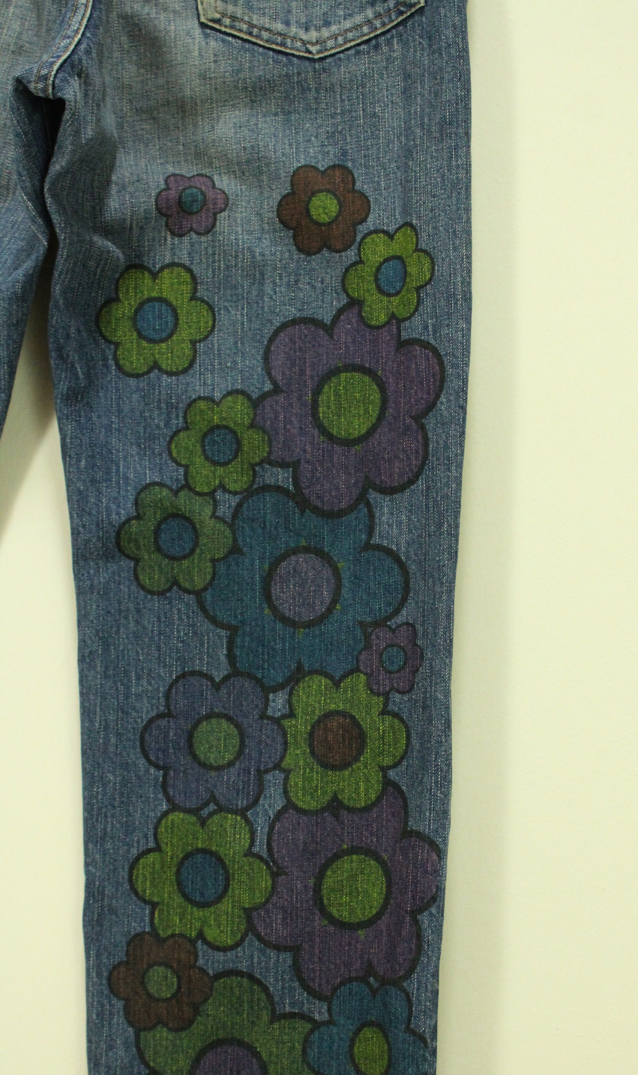 Edwin EDWIN Denim Jeans Abstract Denim Flowers Size 32x33 Size US 32 / EU 48 - 11 Thumbnail