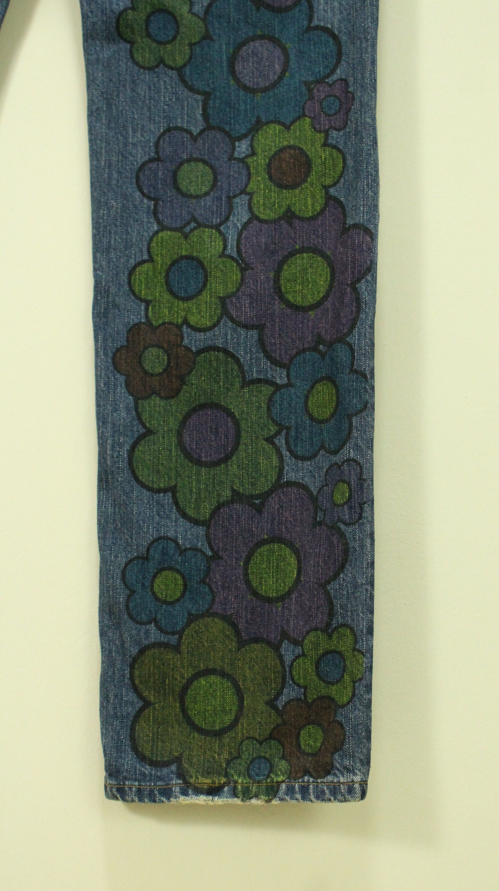 Edwin EDWIN Denim Jeans Abstract Denim Flowers Size 32x33 Size US 32 / EU 48 - 12 Thumbnail