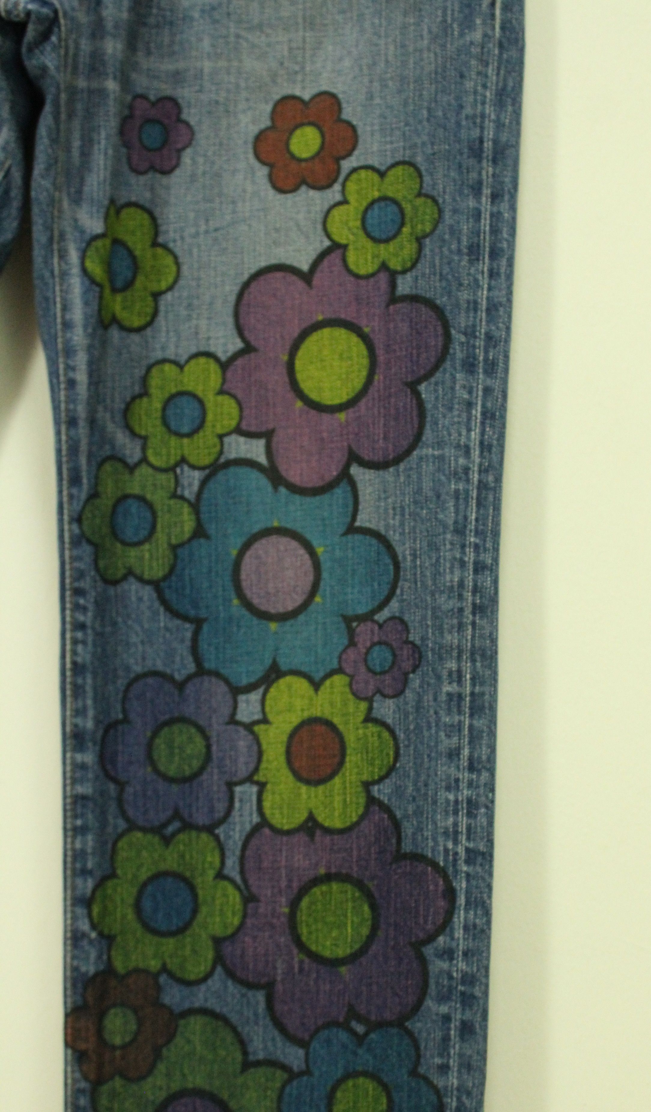 Edwin EDWIN Denim Jeans Abstract Denim Flowers Size 32x33 Size US 32 / EU 48 - 5 Thumbnail