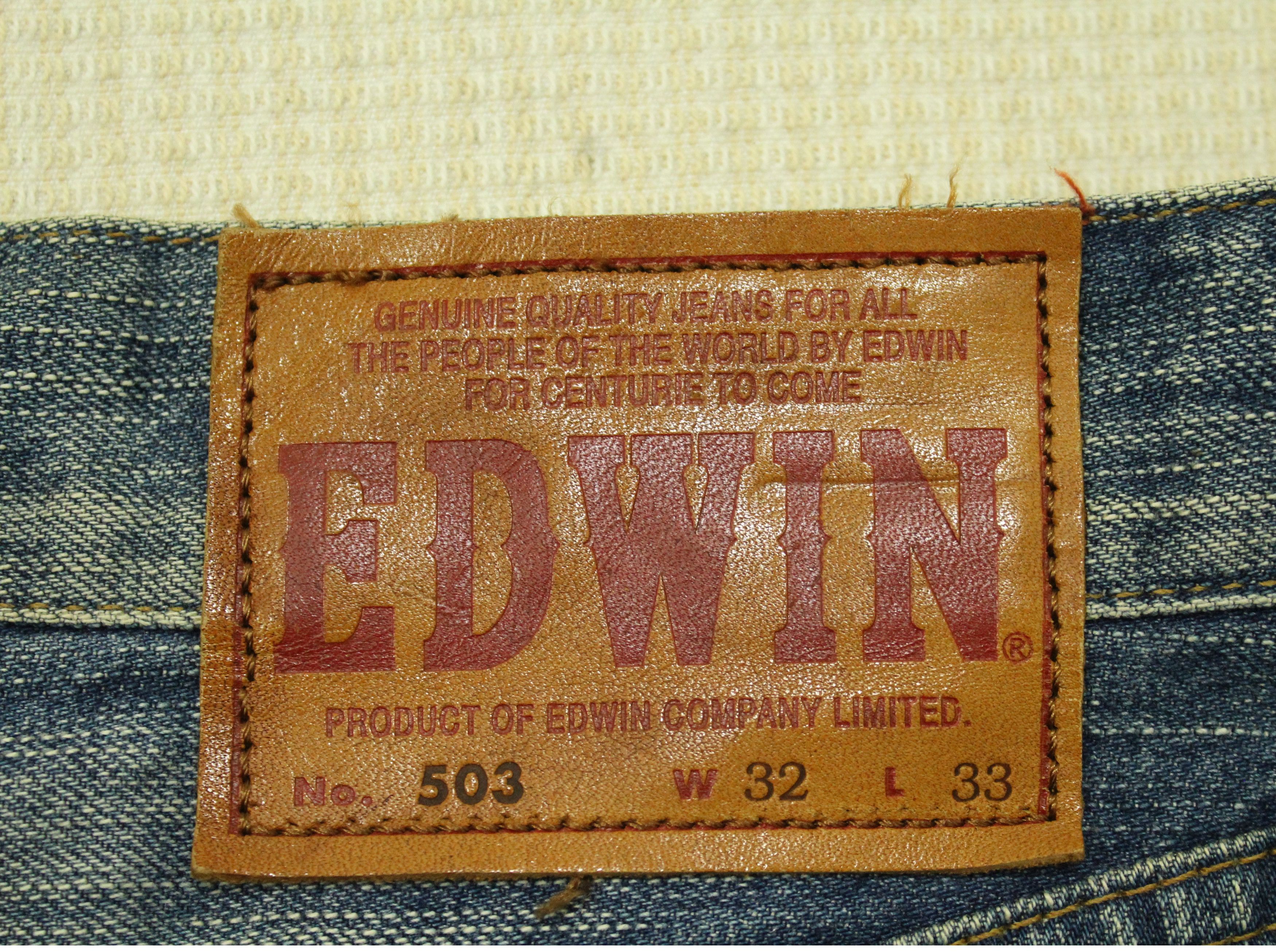 Edwin EDWIN Denim Jeans Abstract Denim Flowers Size 32x33 Size US 32 / EU 48 - 18 Thumbnail