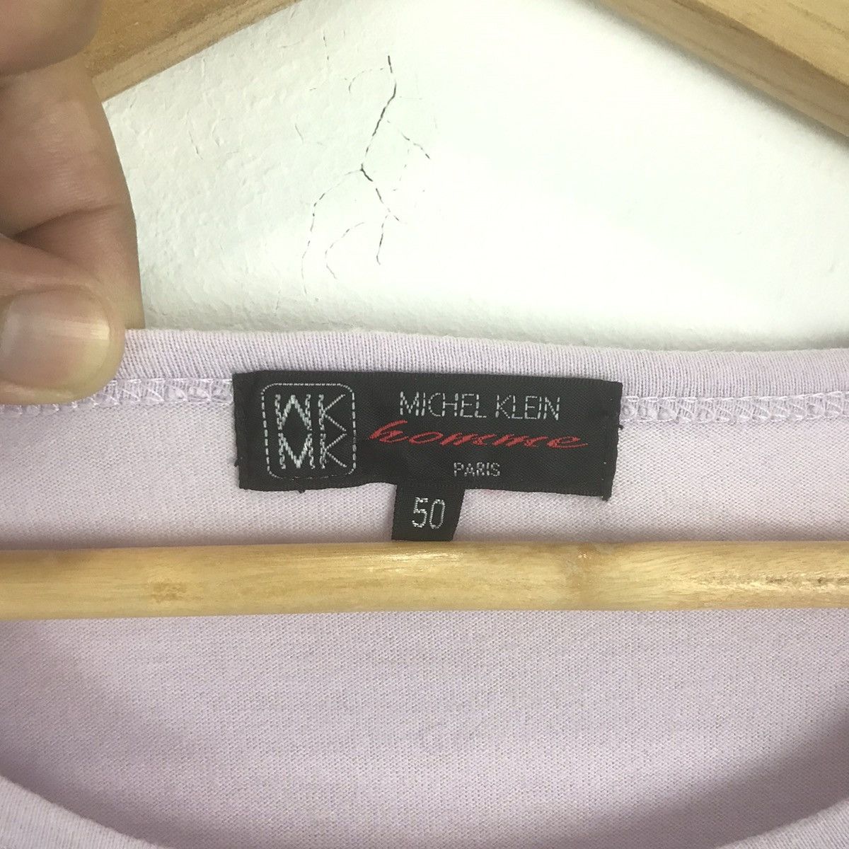 Designer × Michel Klein × Other Michel Klein Homme Paris Small Size Purple Colour Tee Size US S / EU 44-46 / 1 - 4 Thumbnail