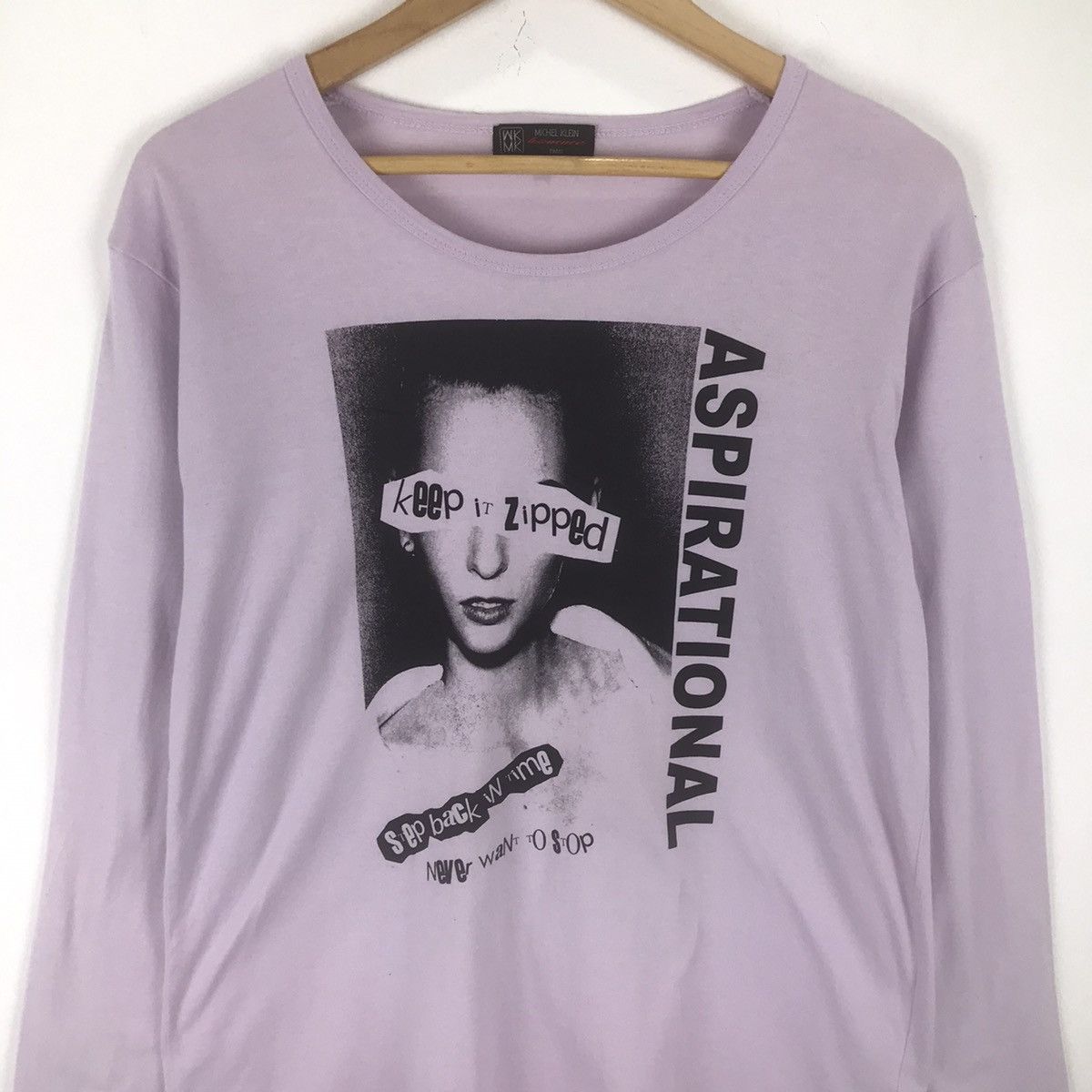 Designer × Michel Klein × Other Michel Klein Homme Paris Small Size Purple Colour Tee Size US S / EU 44-46 / 1 - 2 Thumbnail