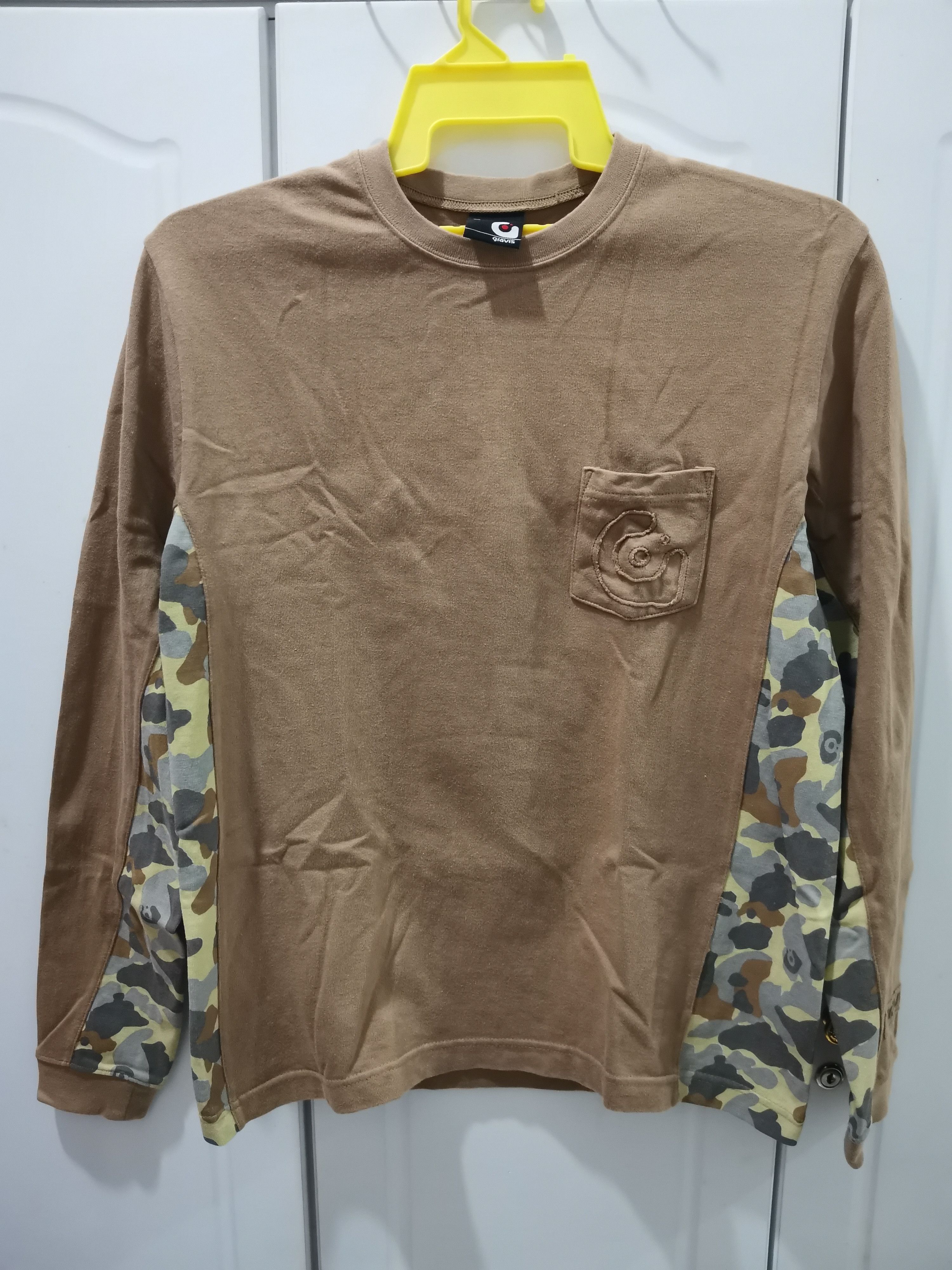 Gravis Vintage Gravis Camouflage Long Sleeve Single Pocket Skate Size US M / EU 48-50 / 2 - 1 Thumbnail