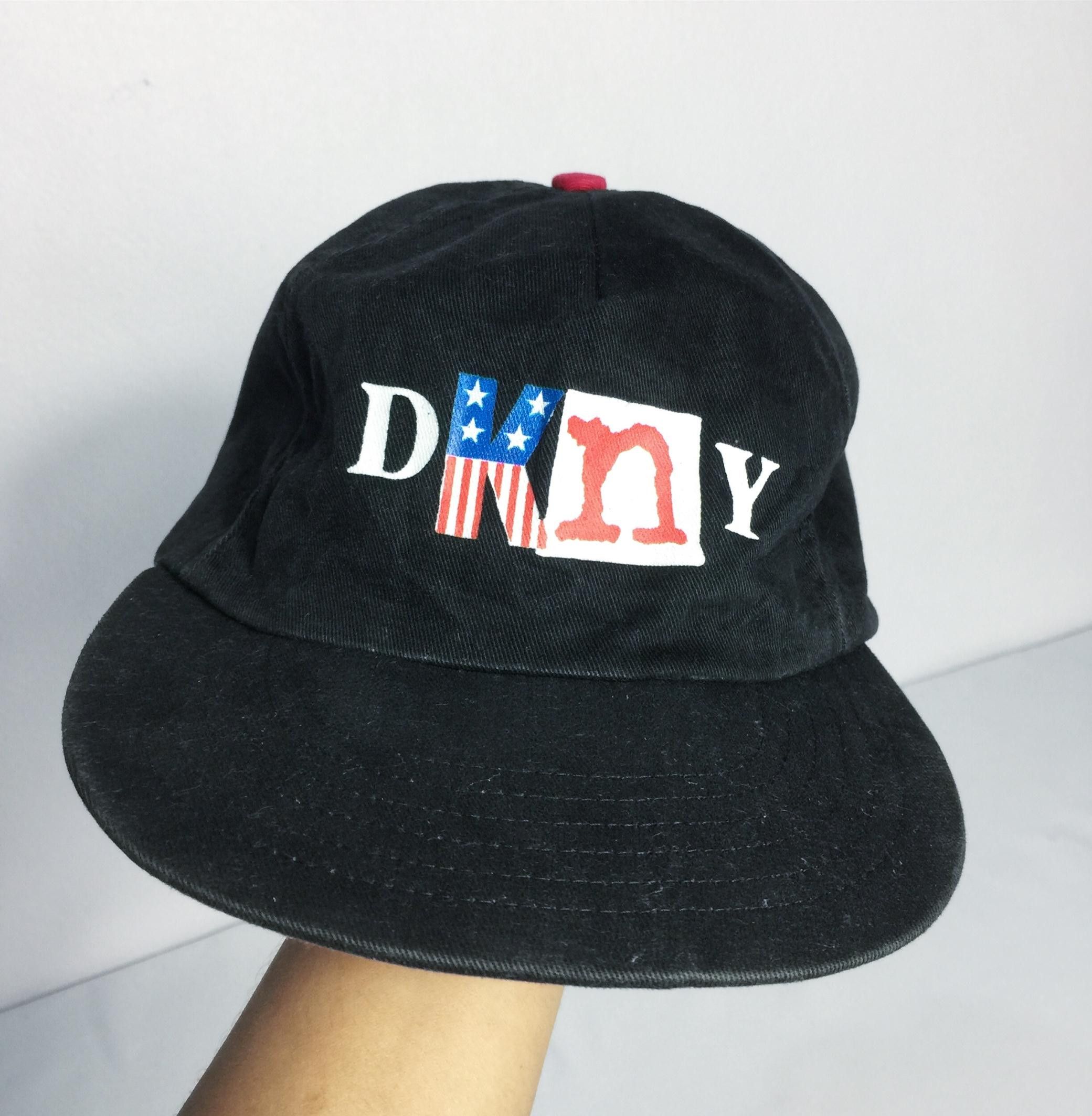 DKNY × Vintage Vintage 90s Distressed DKNY Cap Made in USA / Donna Karan Size ONE SIZE - 2 Thumbnail