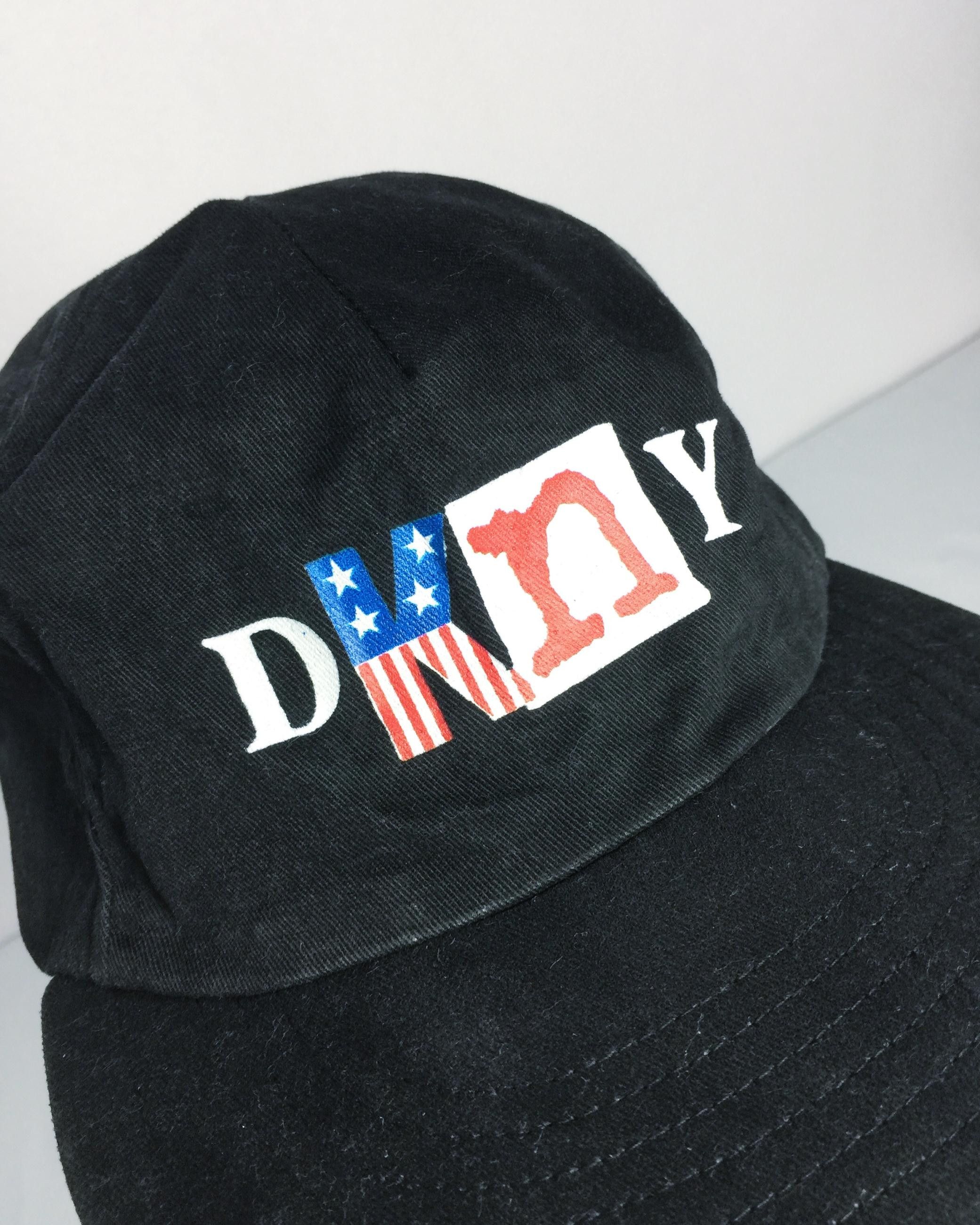 DKNY × Vintage Vintage 90s Distressed DKNY Cap Made in USA / Donna Karan Size ONE SIZE - 3 Thumbnail