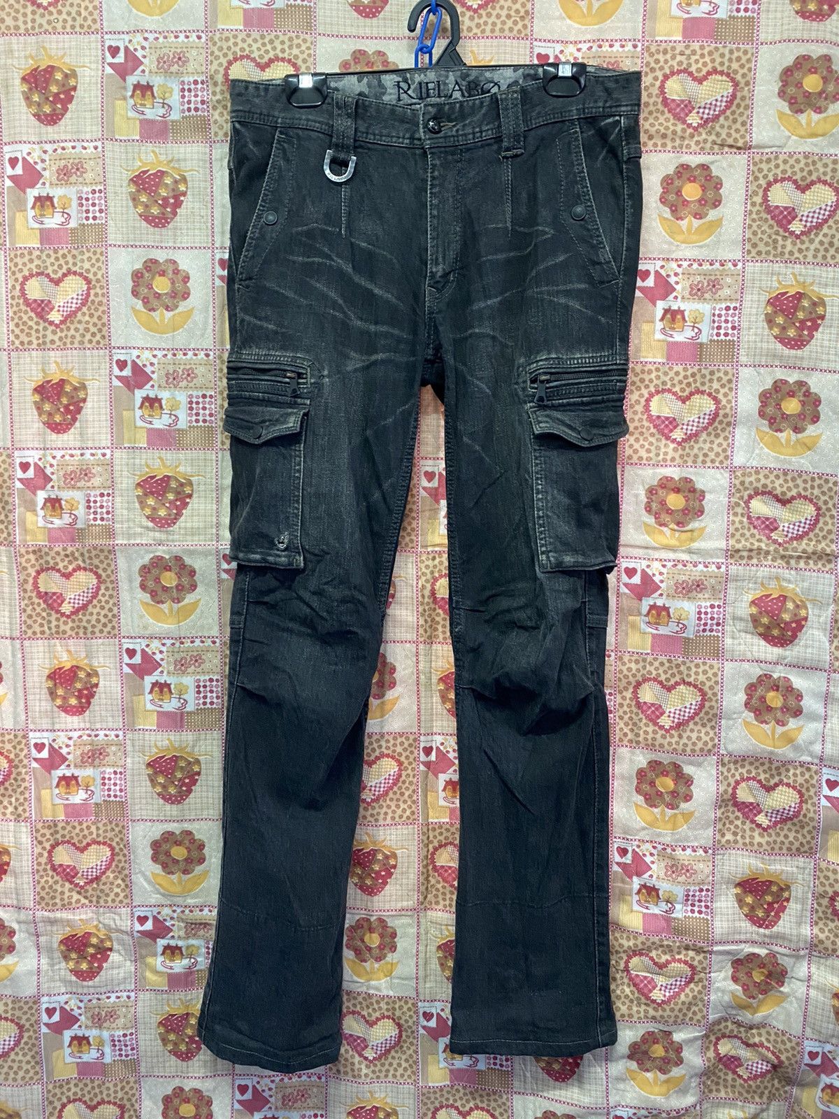 If Six Was Nine × Le Grande Bleu (L.G.B.) × Seditionaries Japanese Rielabo Punk Seditionaries Grunge Jeans Size US 33 - 1 Thumbnail