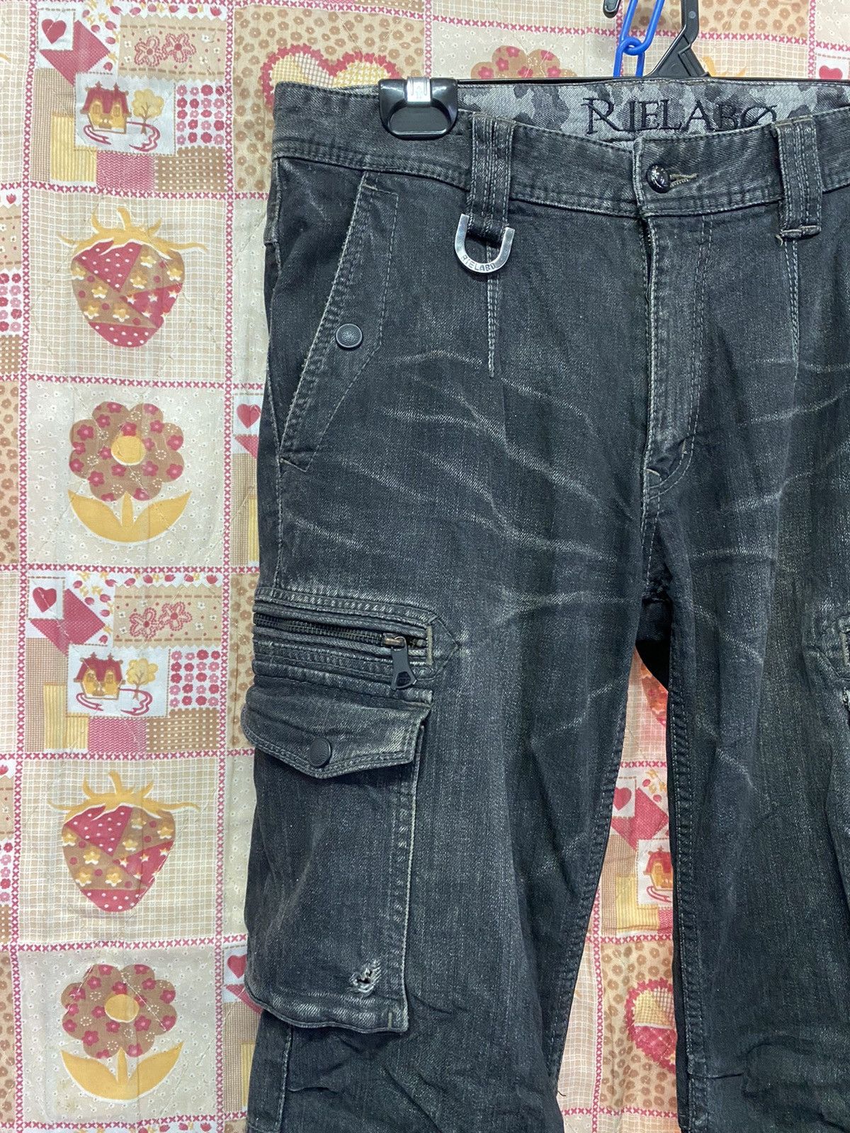 If Six Was Nine × Le Grande Bleu (L.G.B.) × Seditionaries Japanese Rielabo Punk Seditionaries Grunge Jeans Size US 33 - 2 Thumbnail