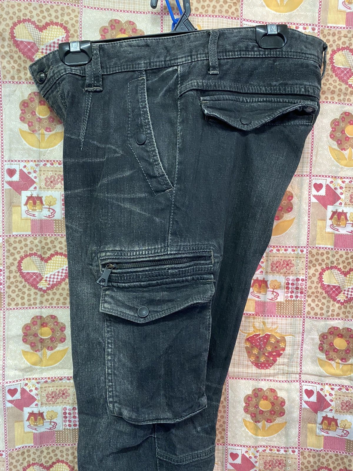 If Six Was Nine × Le Grande Bleu (L.G.B.) × Seditionaries Japanese Rielabo Punk Seditionaries Grunge Jeans Size US 33 - 6 Thumbnail