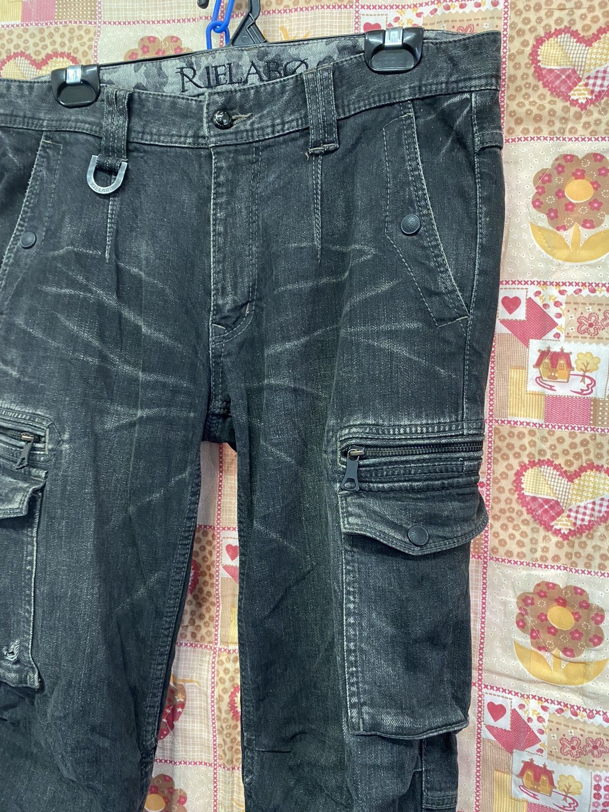 If Six Was Nine × Le Grande Bleu (L.G.B.) × Seditionaries Japanese Rielabo Punk Seditionaries Grunge Jeans Size US 33 - 3 Thumbnail