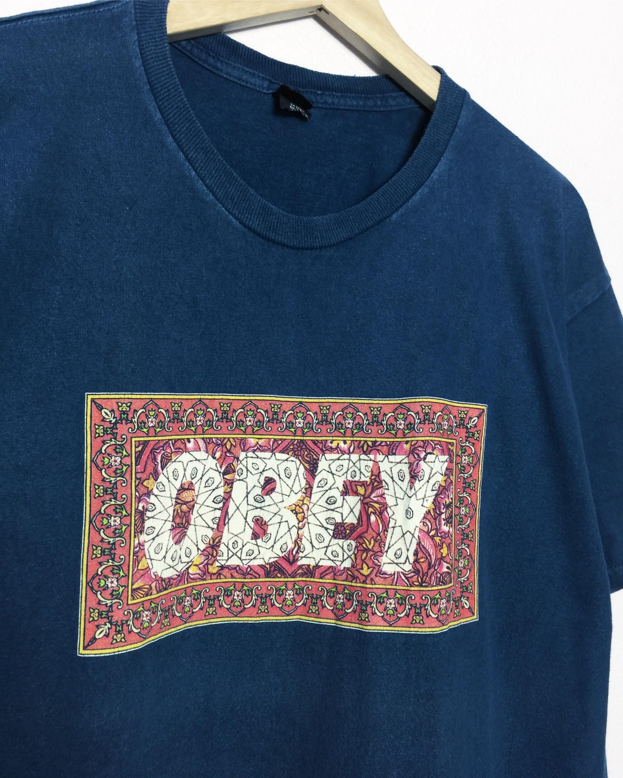 Obey Rare Vintage Obey Tees / big logo Size US M / EU 48-50 / 2 - 3 Thumbnail