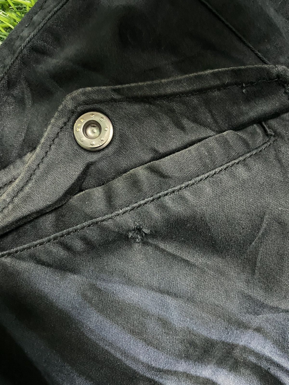 Japanese Brand Low Box Multipockets Flare Cargo Pants Size US 33 - 6 Thumbnail
