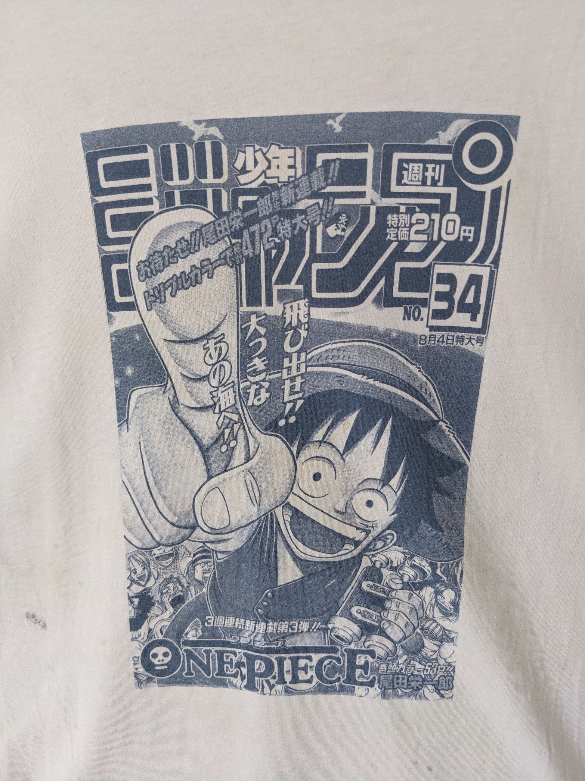 Anime × Japanese Brand × One Piece Uniqlo X One Piece Luffy Character Tee Size US M / EU 48-50 / 2 - 10 Thumbnail