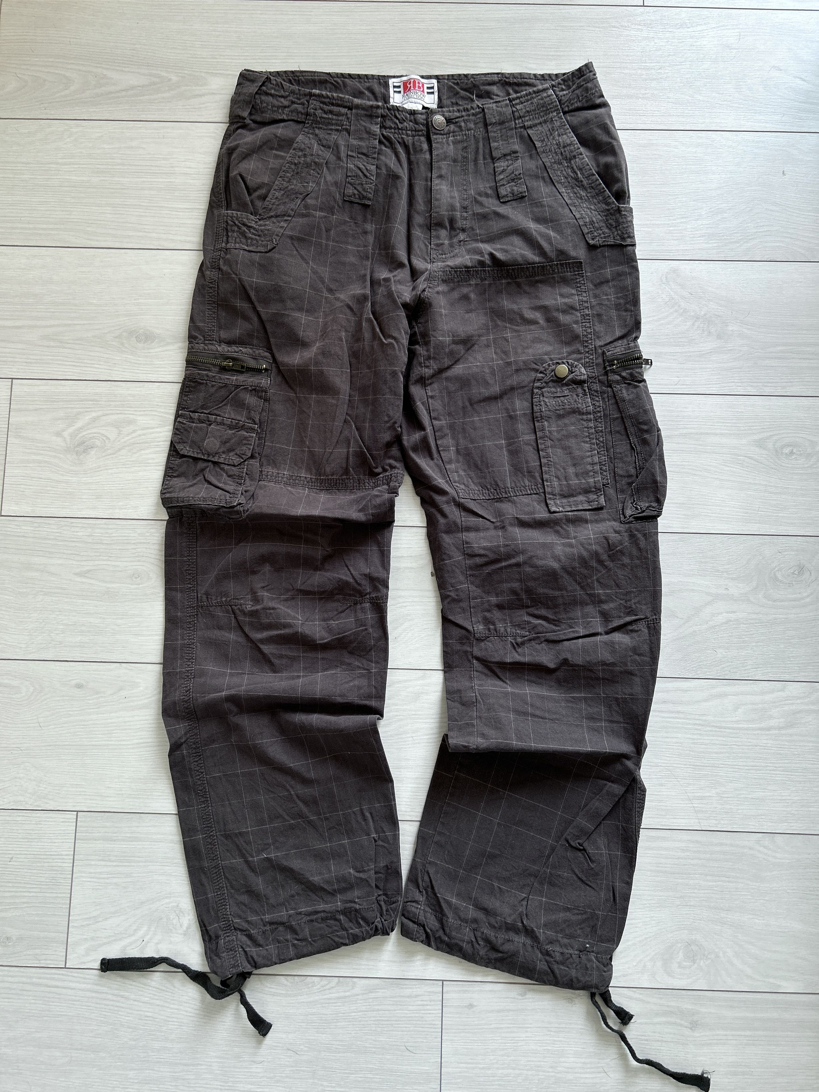 Japanese Brand × Vintage Vintage Bondage Cargo Jeans Japanese Style Y2K Size US 32 / EU 48 - 1 Thumbnail