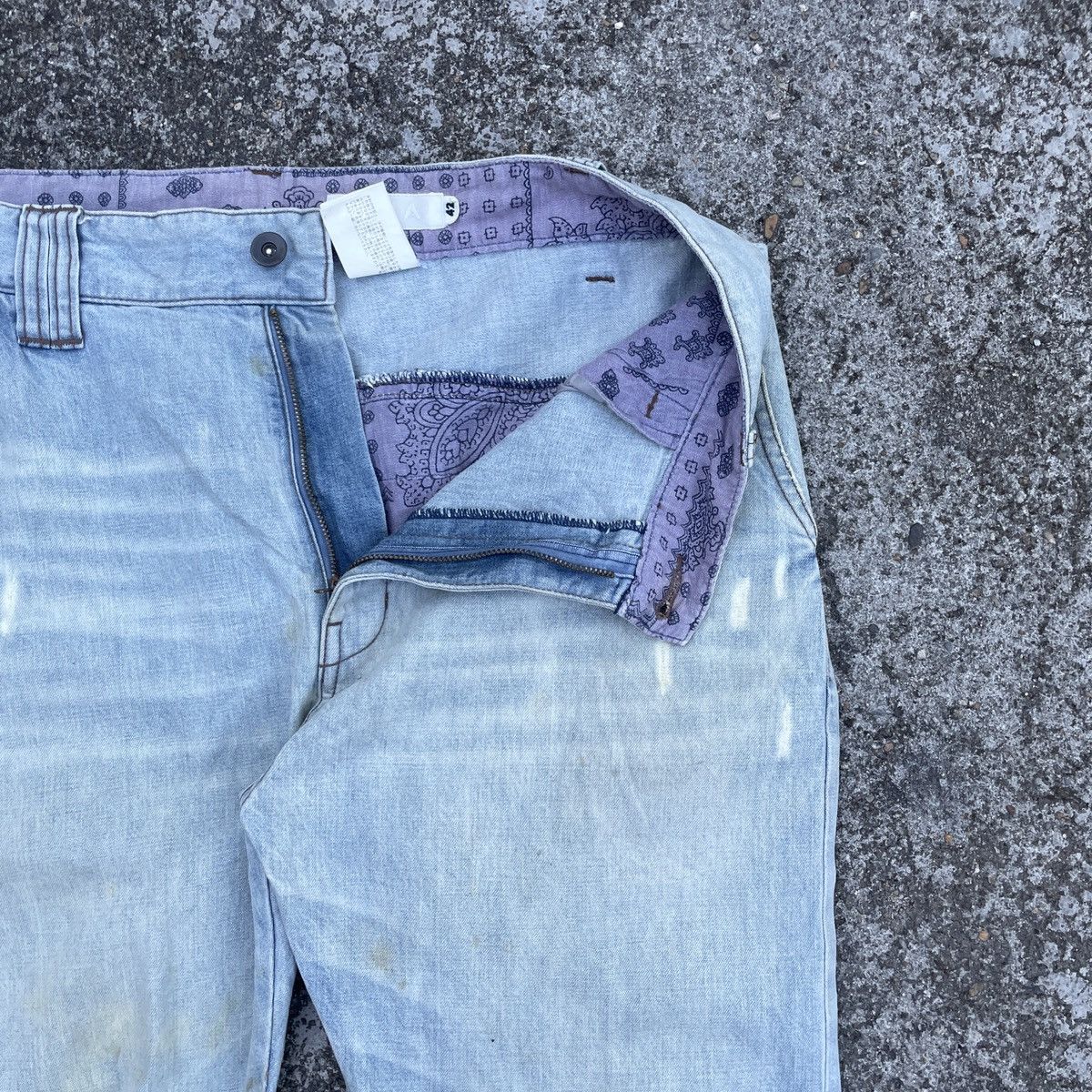 Vintage Vintage And A Paislee Denim Jeans Size US 32 / EU 48 - 2 Thumbnail
