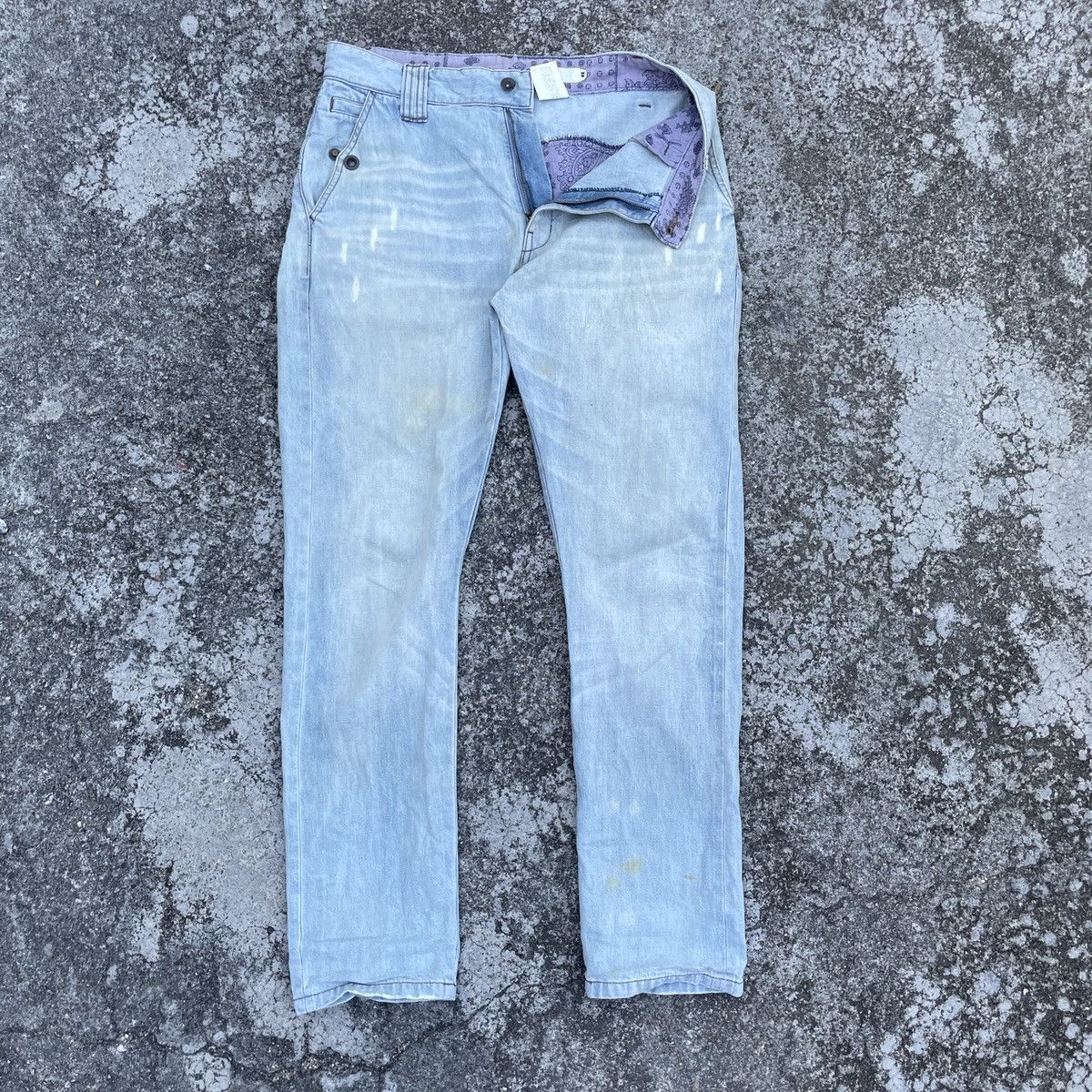Vintage Vintage And A Paislee Denim Jeans Size US 32 / EU 48 - 1 Thumbnail