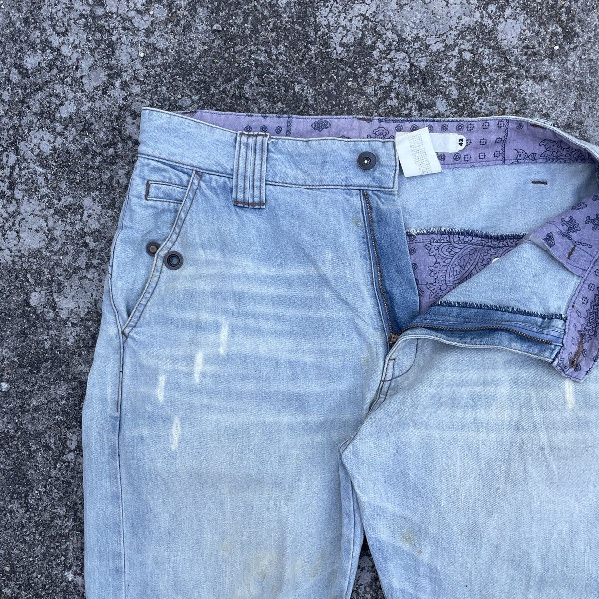 Vintage Vintage And A Paislee Denim Jeans Size US 32 / EU 48 - 3 Thumbnail