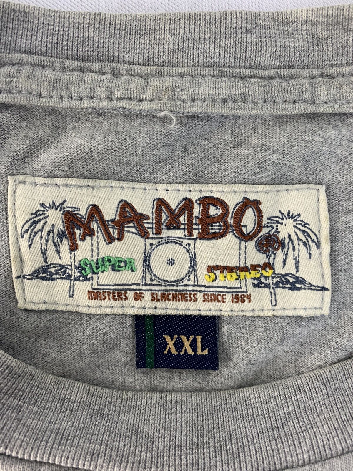 Mambo 90s Mambo Super Stereo Paint Spell Out Printed Tee Size US XL / EU 56 / 4 - 3 Thumbnail