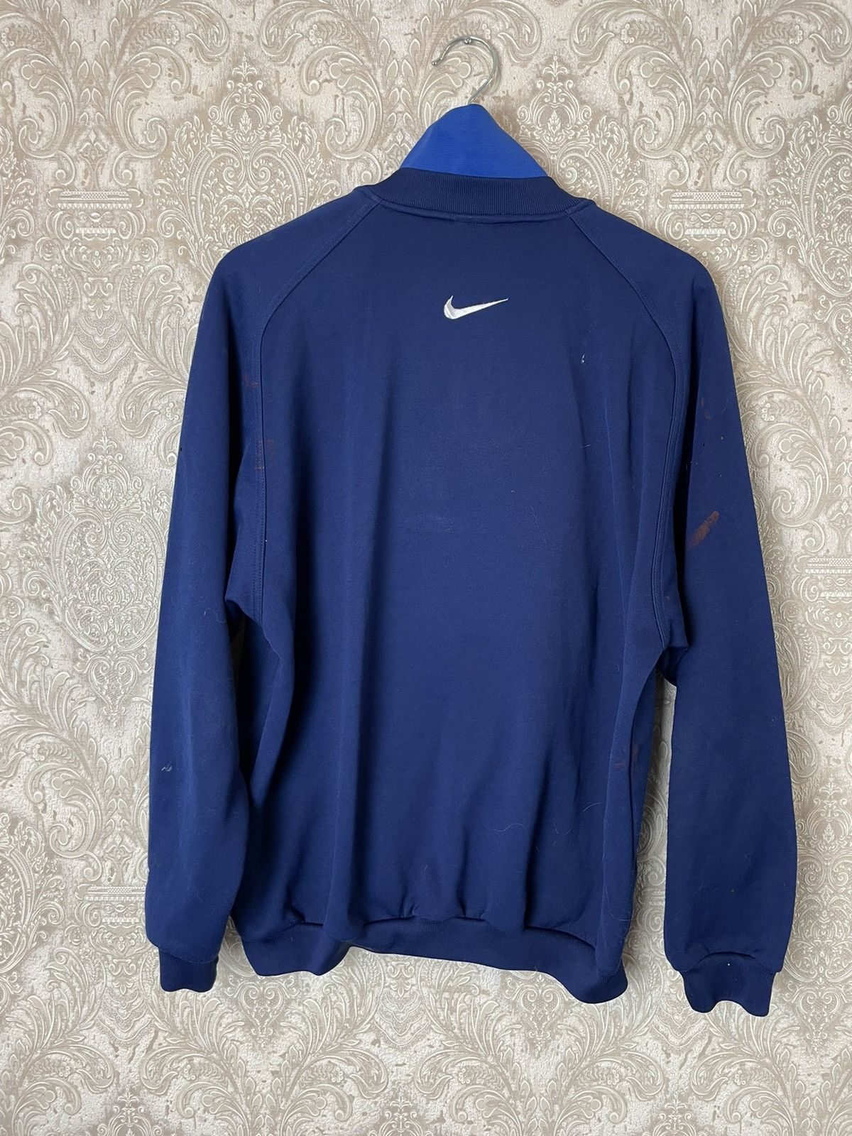 Nike × Vintage Nike USA Rare Sweatshirt 1990 90s Vintage Up 1/4 Zip Size US M / EU 48-50 / 2 - 7 Thumbnail