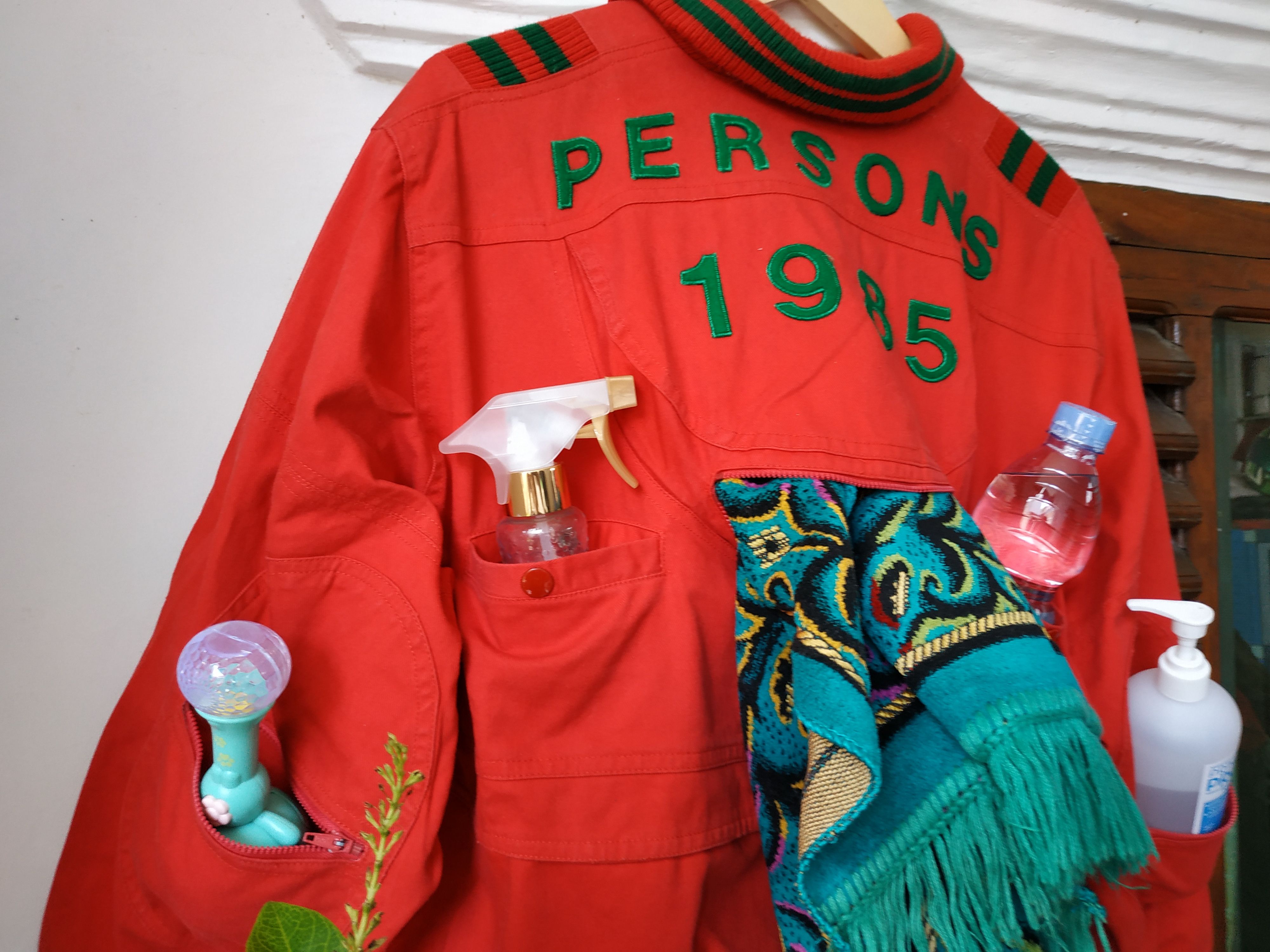 Japanese Brand Rare design Vintage Person spell out Bomber Jacket Size US M / EU 48-50 / 2 - 11 Thumbnail