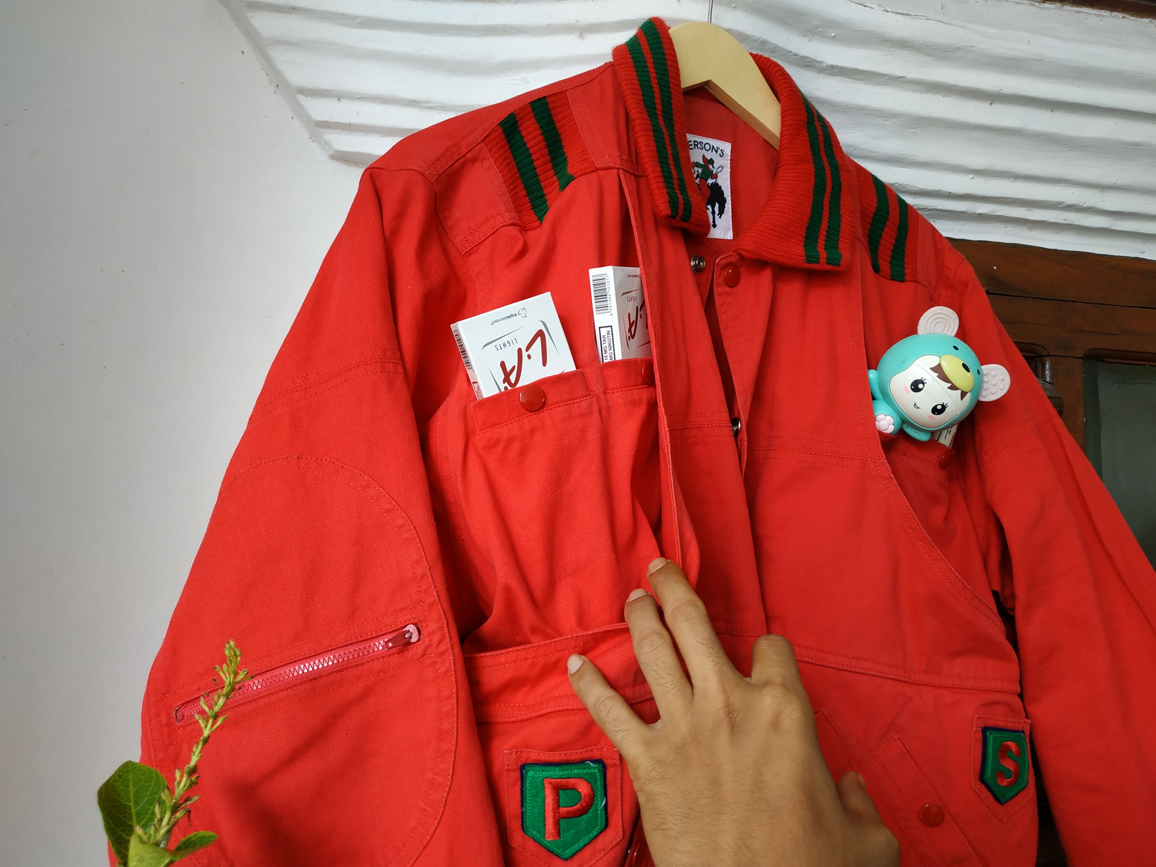 Japanese Brand Rare design Vintage Person spell out Bomber Jacket Size US M / EU 48-50 / 2 - 15 Thumbnail