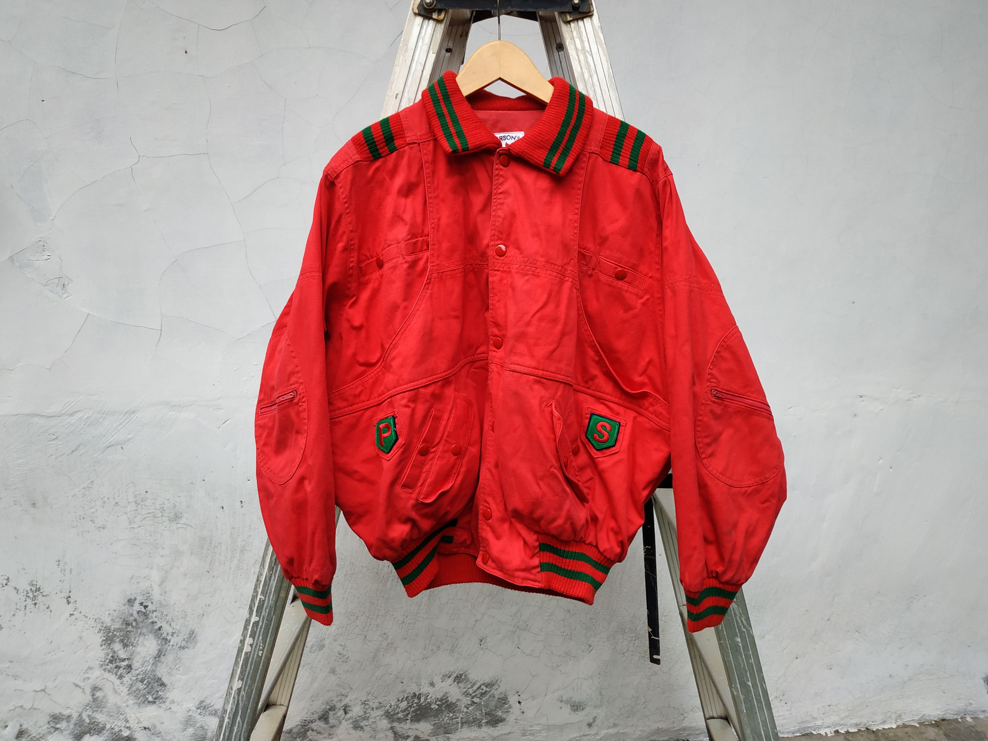 Japanese Brand Rare design Vintage Person spell out Bomber Jacket Size US M / EU 48-50 / 2 - 4 Thumbnail