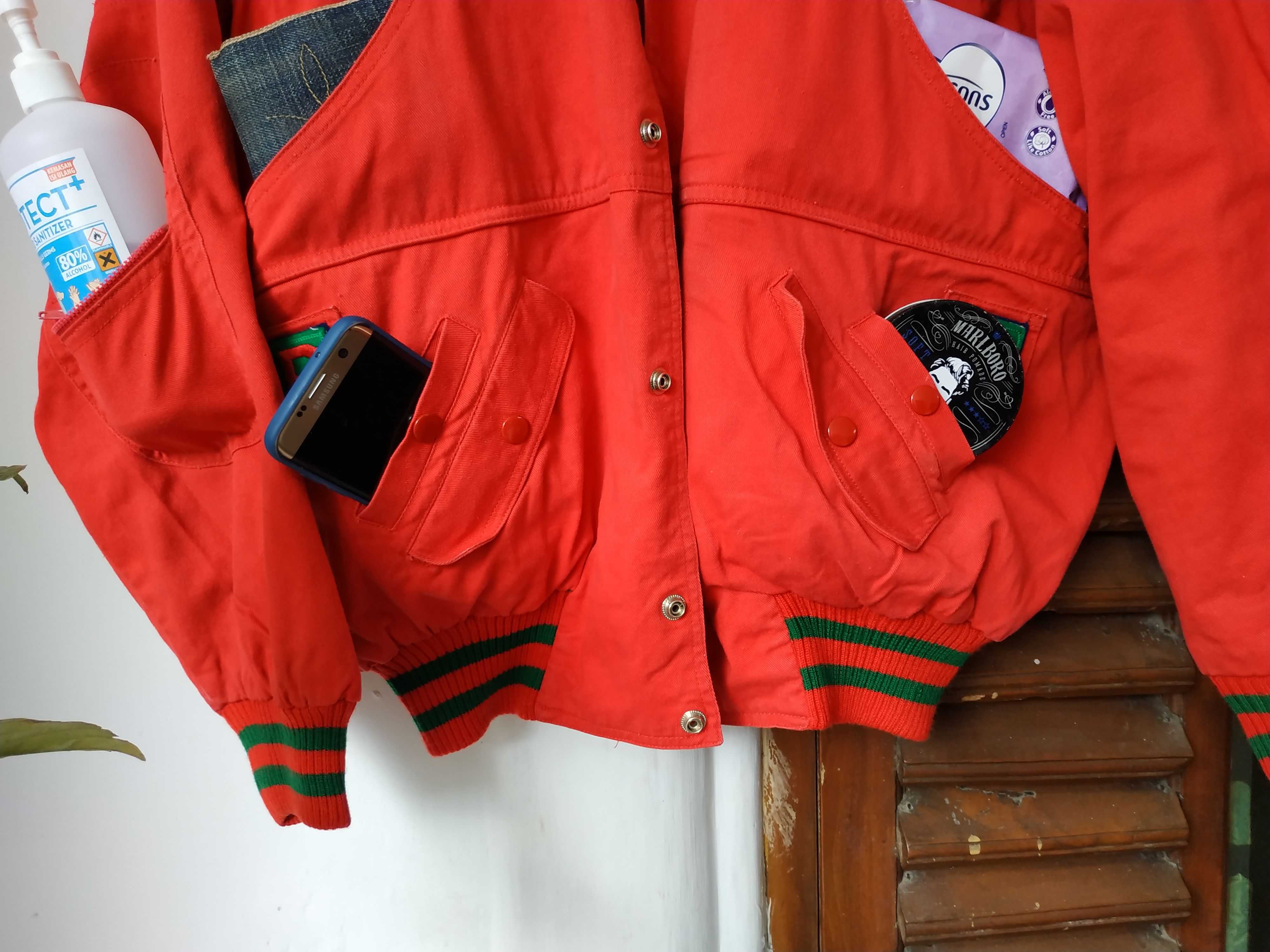 Japanese Brand Rare design Vintage Person spell out Bomber Jacket Size US M / EU 48-50 / 2 - 6 Thumbnail