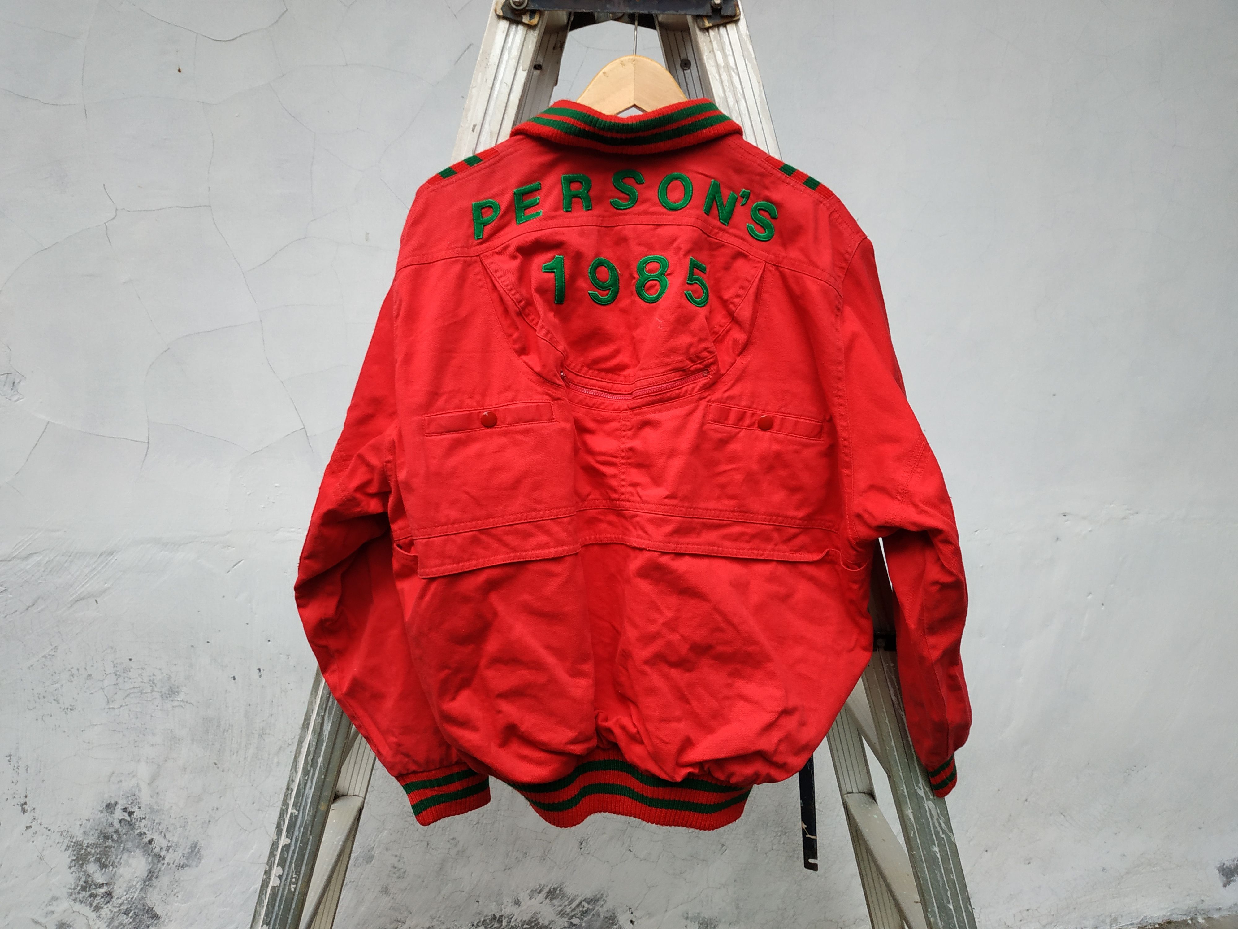 Japanese Brand Rare design Vintage Person spell out Bomber Jacket Size US M / EU 48-50 / 2 - 3 Thumbnail