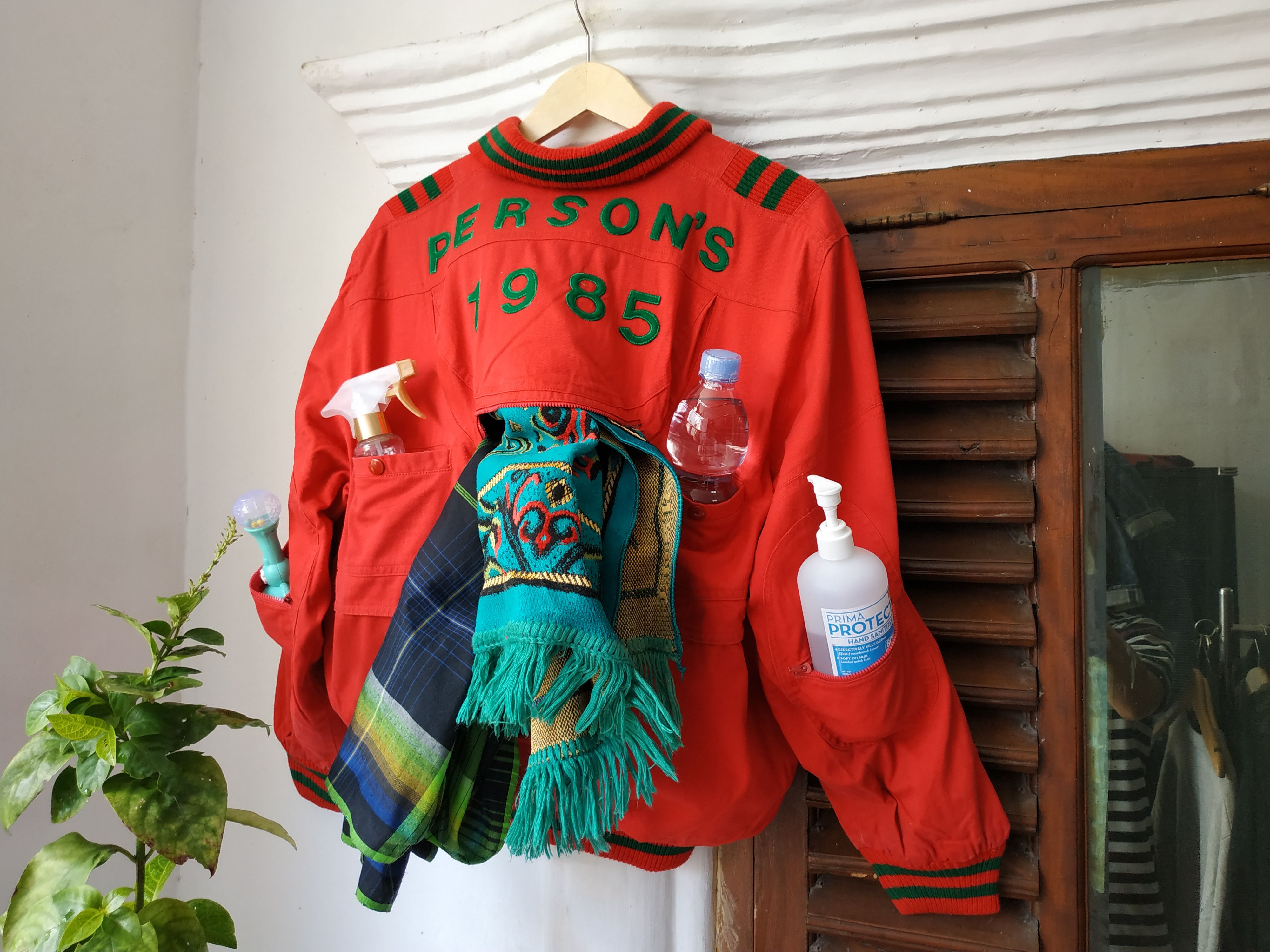 Japanese Brand Rare design Vintage Person spell out Bomber Jacket Size US M / EU 48-50 / 2 - 10 Thumbnail