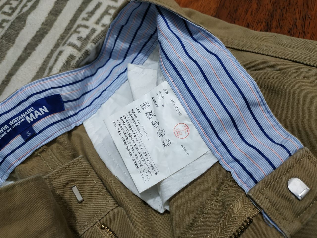 Comme des Garcons Homme Plus AD 2010 Junya Watanabe Chino Pants Size US 30 / EU 46 - 17 Thumbnail